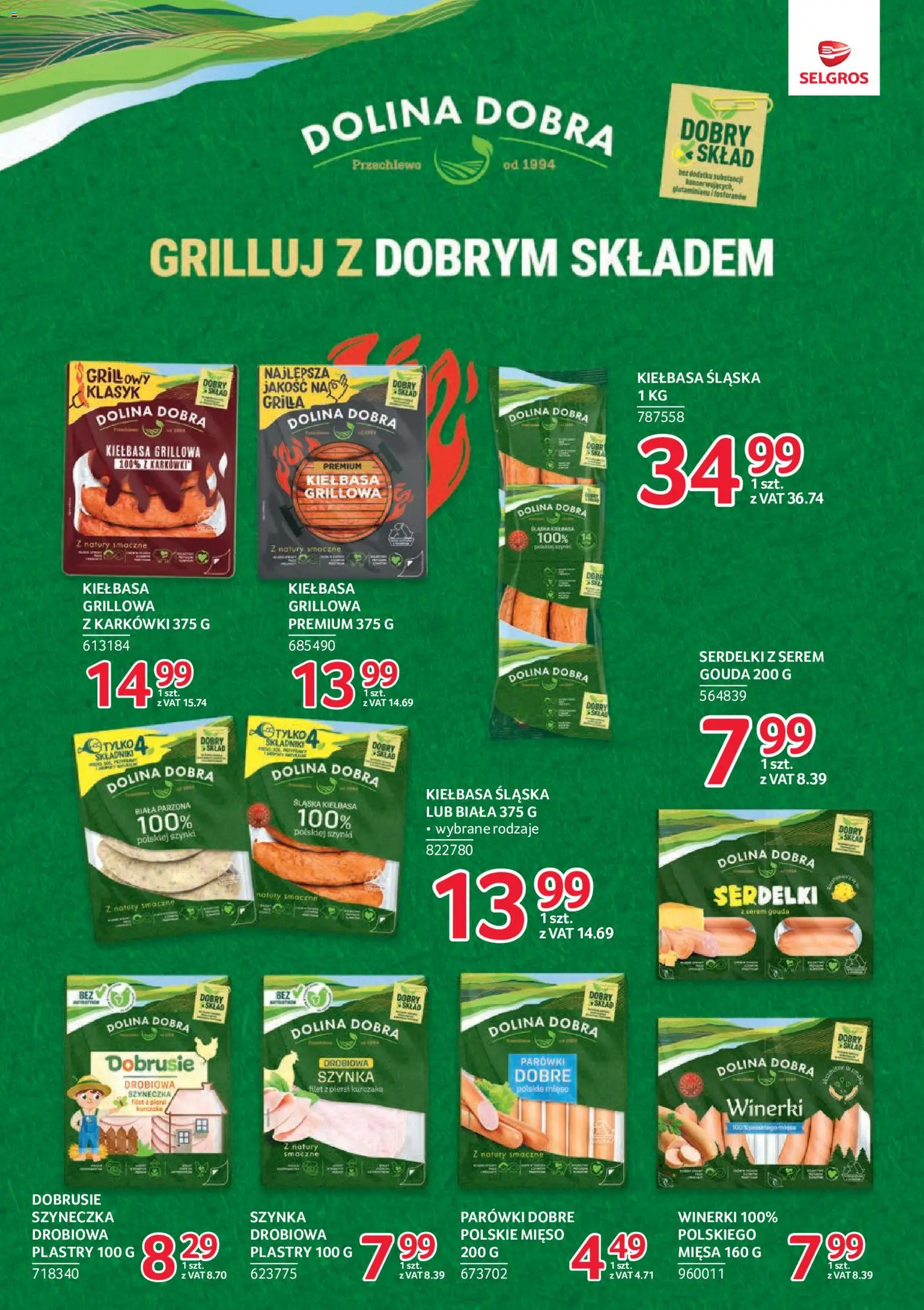 Selgros cash&carry gazetka - Markowe produkty od 02.07.2026 | Strona: 5 | Produkty: Kiełbasa, Mięso, Parówki, Kiełbasa śląska