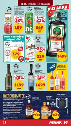 JÄGERMEISTER*, 35% alkoholtartalom, 1 liter - amely érvényes a következő dátumtól: 2026.10.22. | Oldal: 15
