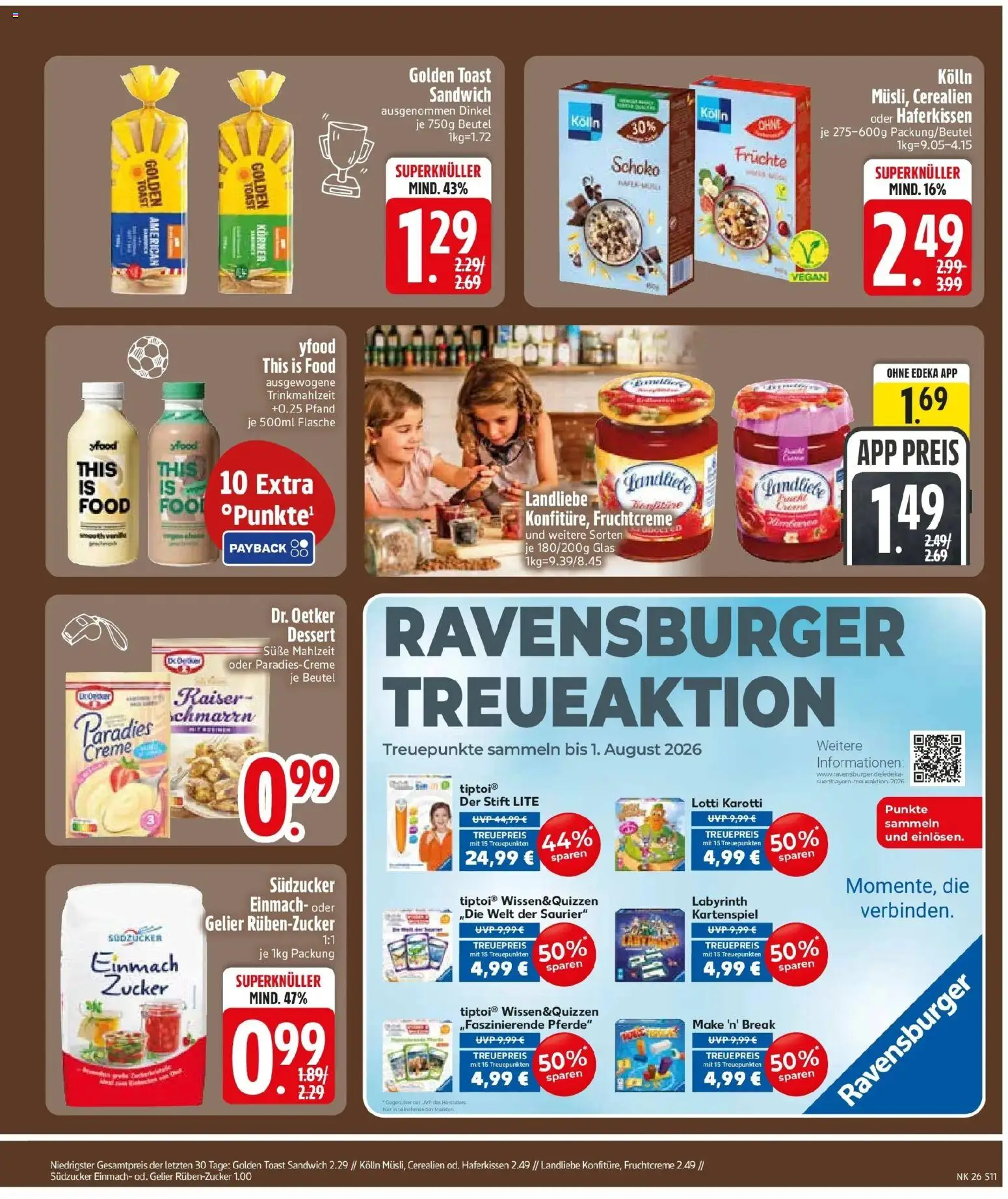 Edeka prospekt Asbach-Bäumenheim – gültig ab 21.06.2026 | Seite: 15 | Produkte: Kolln, Creme, YFood, Zucker