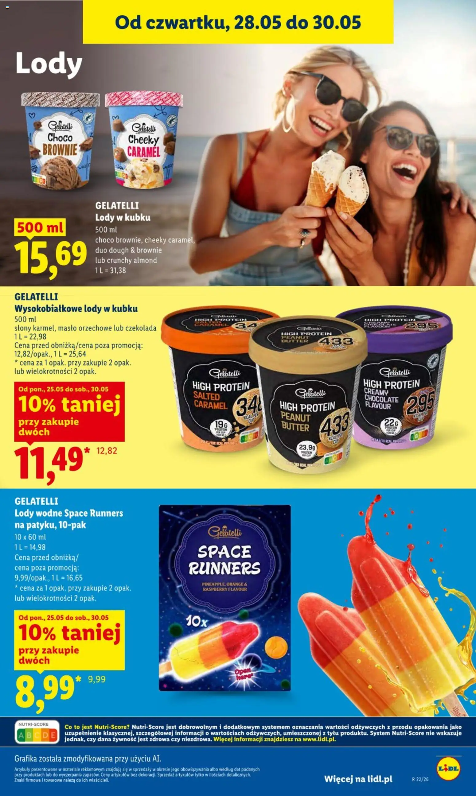 Lidl gazetka od 28.05.2026 | Strona: 59 | Produkty: Masło orzechowe, Masło, Brownie, Lody