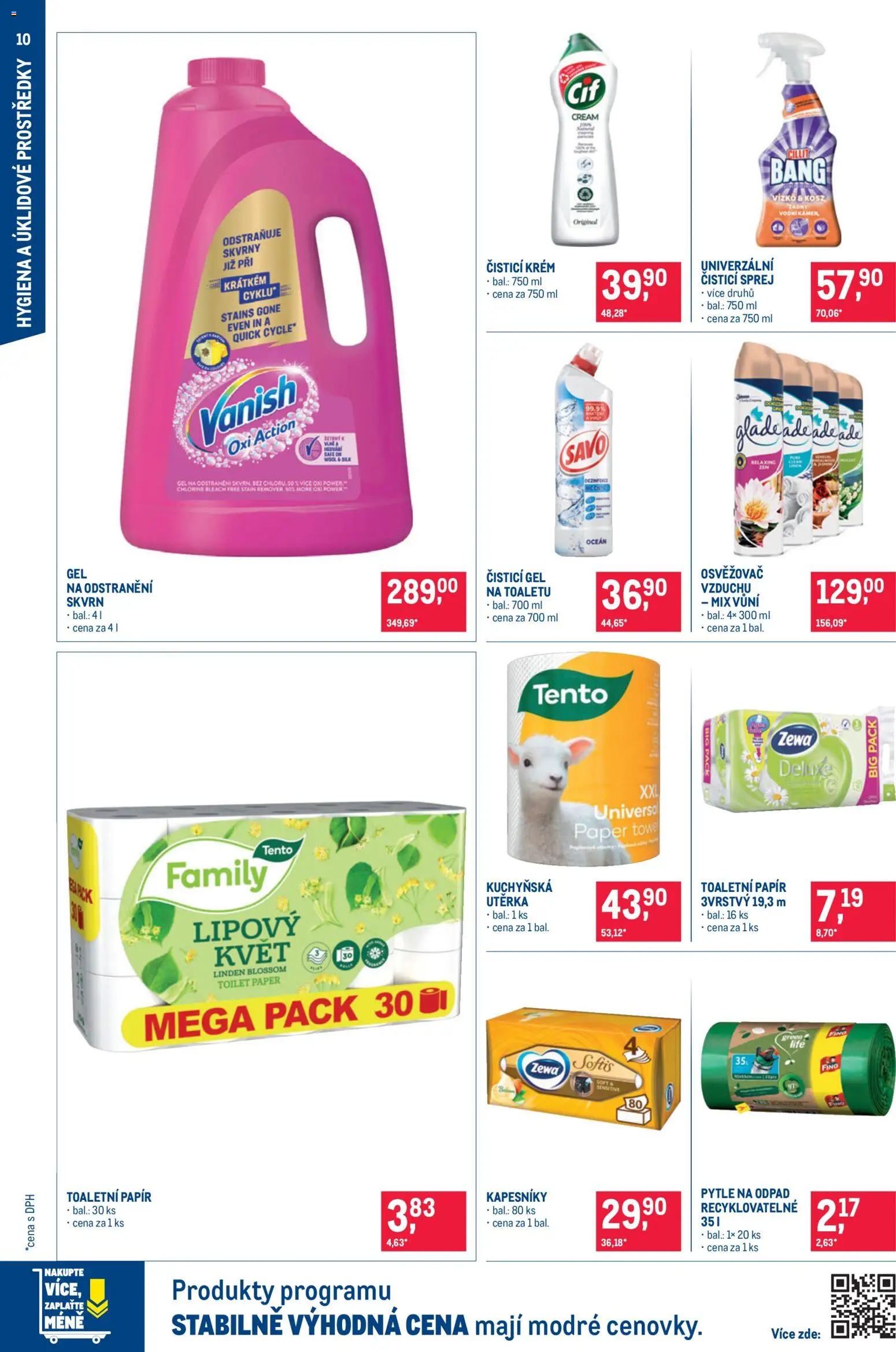 Makro leták - Nepotravinové zboží od 15.07.2026 | Strana: 10 | Produkty: Toaletní papír, Deluxe, Toaletní papír 3vrstvý, Utěrka