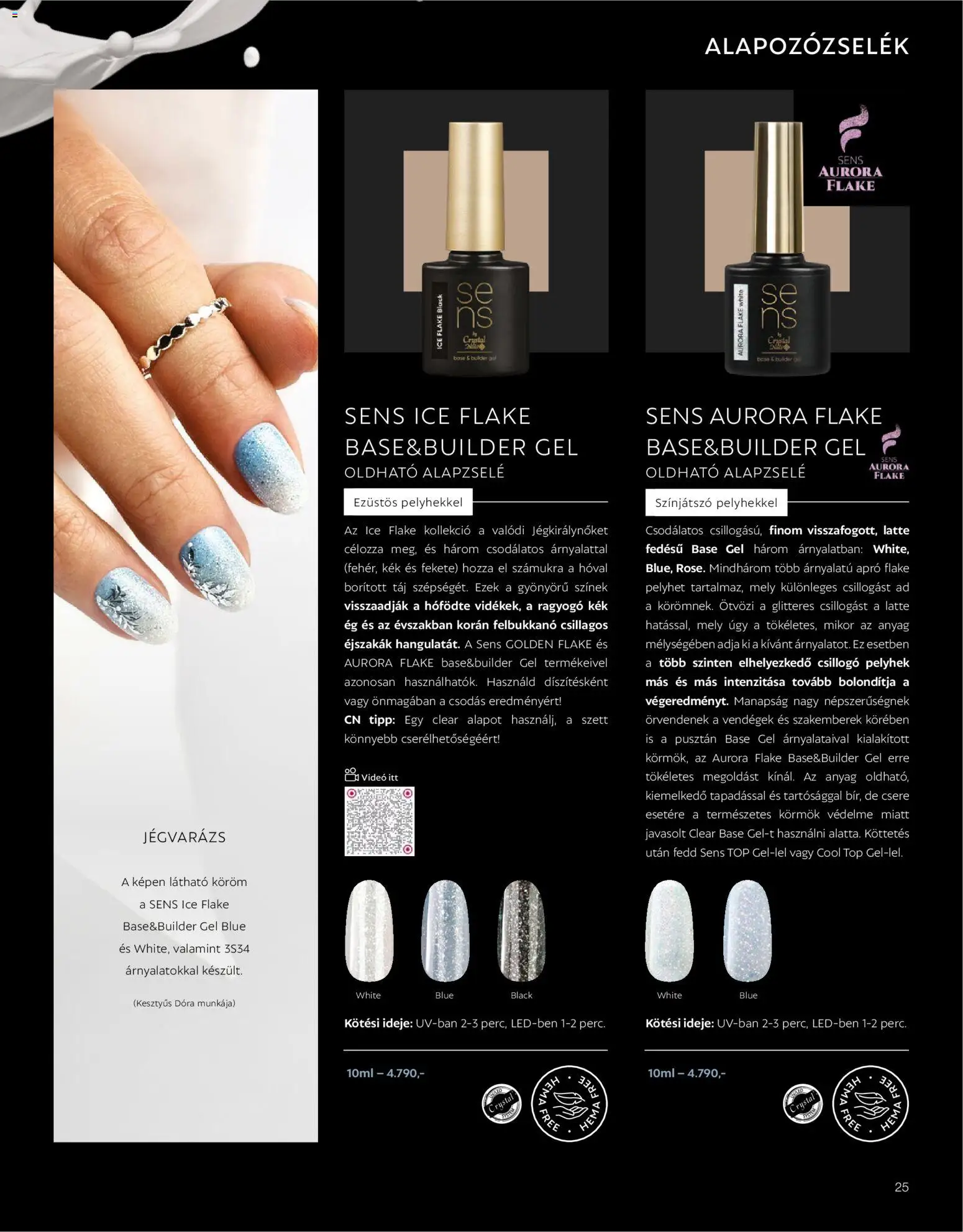 Crystal Nails akciós ujság - amely érvényes a következő dátumtól: 2026.03.09. | Oldal: 25 | Termékek: Videó, Gél