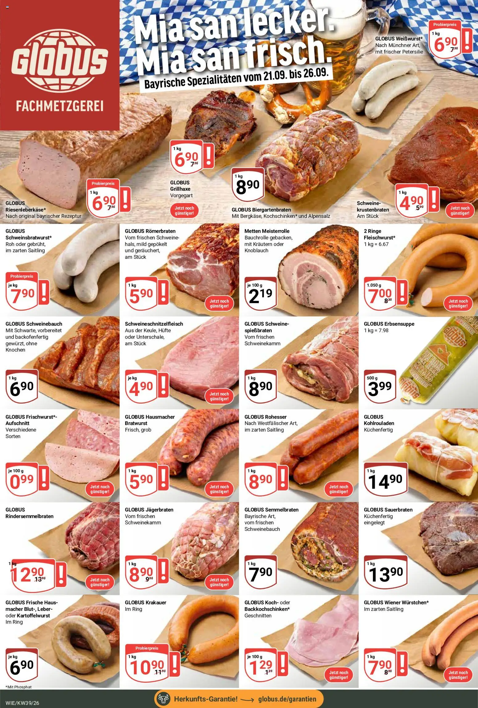 Globus Prospekt Waghäusel-Wiesental – gültig ab 21.09.2026 | Seite: 10 | Produkte: Spezialitäten, Schweinebauch, Krustenbraten, Knoblauch