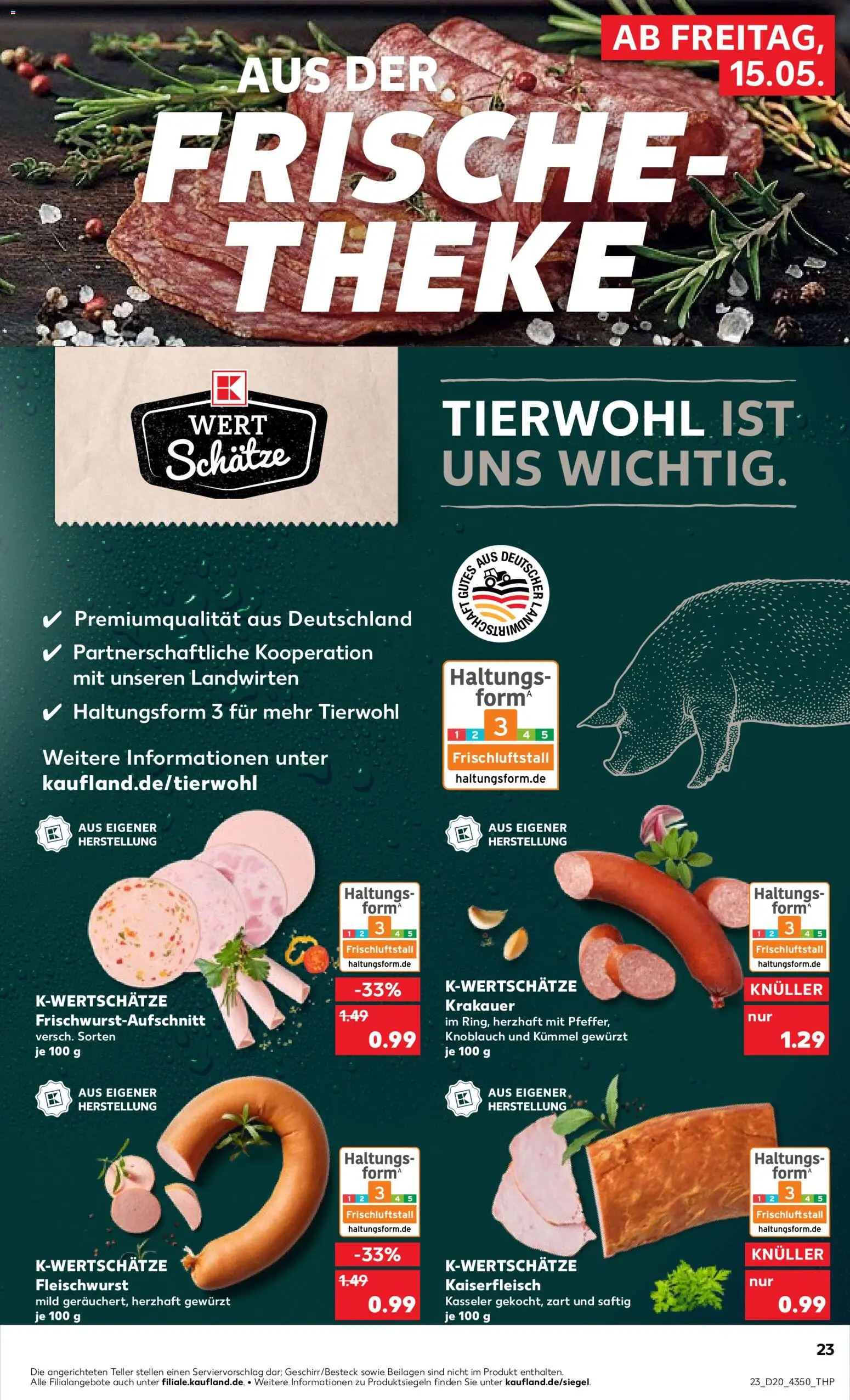 Kaufland Prospekt Frankfurt (Oder)	 – gültig ab 15.05.2026 | Seite: 23