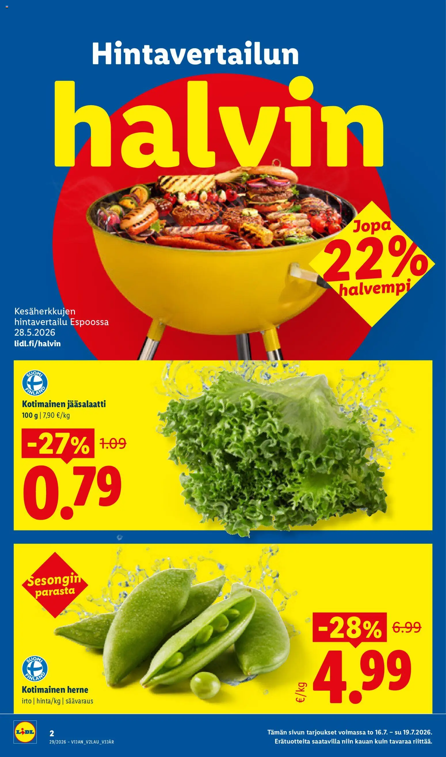 Lidl tarjoukset – voimassa 16/07/2026 alkaen | Sivu: 2