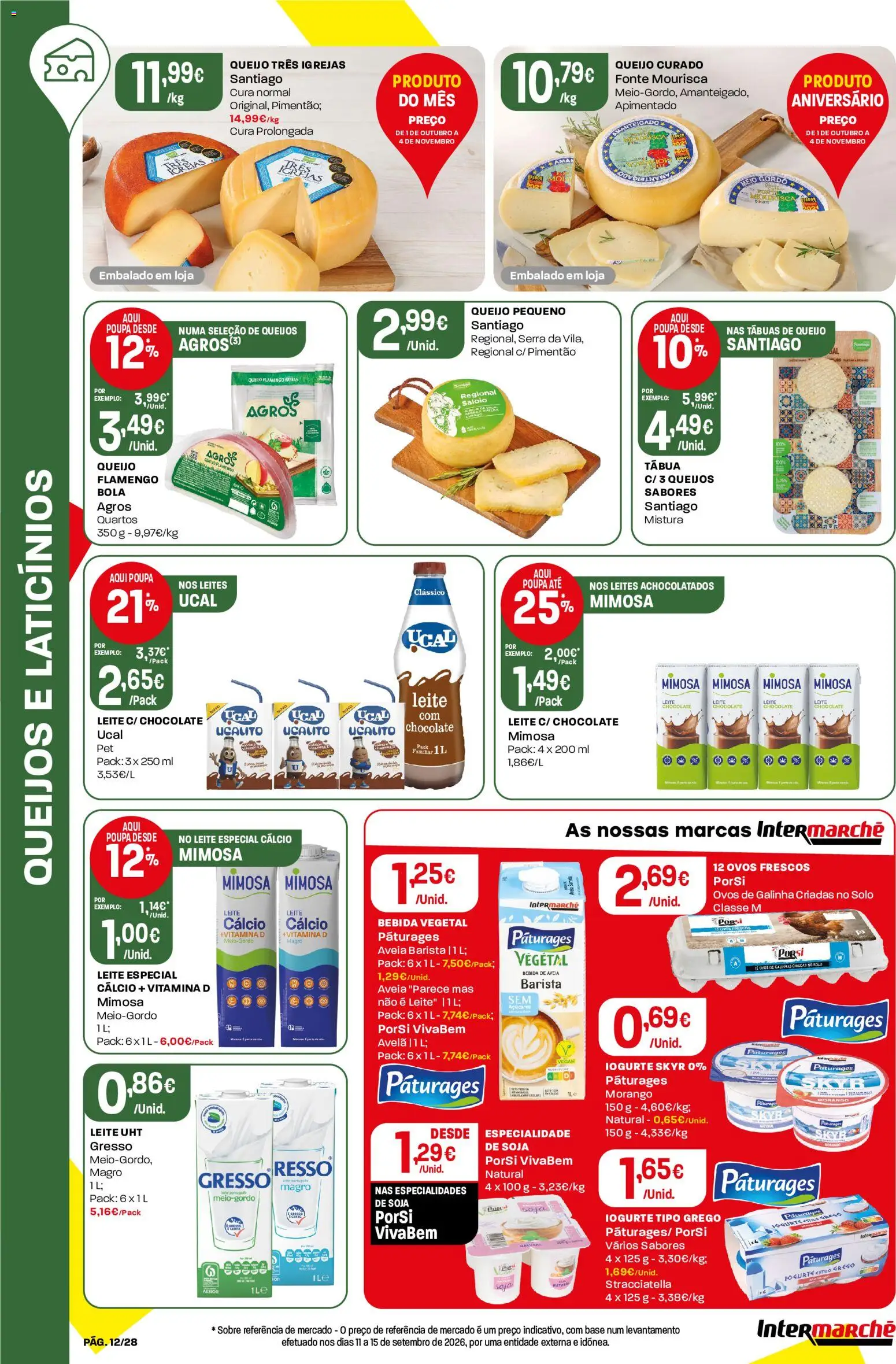 Intermarché folheto Contact │ válido de 29/10/2026 | Página: 12 | Produtos: Soja, Aveia, Cálcio, Especialidades