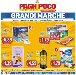 Anteprima del volantino Paghi Poco volantino valido a partire dal 13/10/2026
