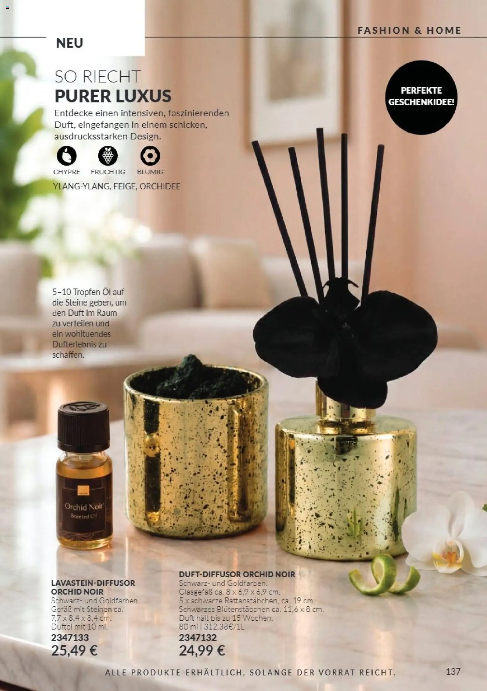 AVON Katalog Oktober 2026 – gültig ab 01.10.2026 | Seite: 137 | Produkte: Öl, Orchidee, Duft