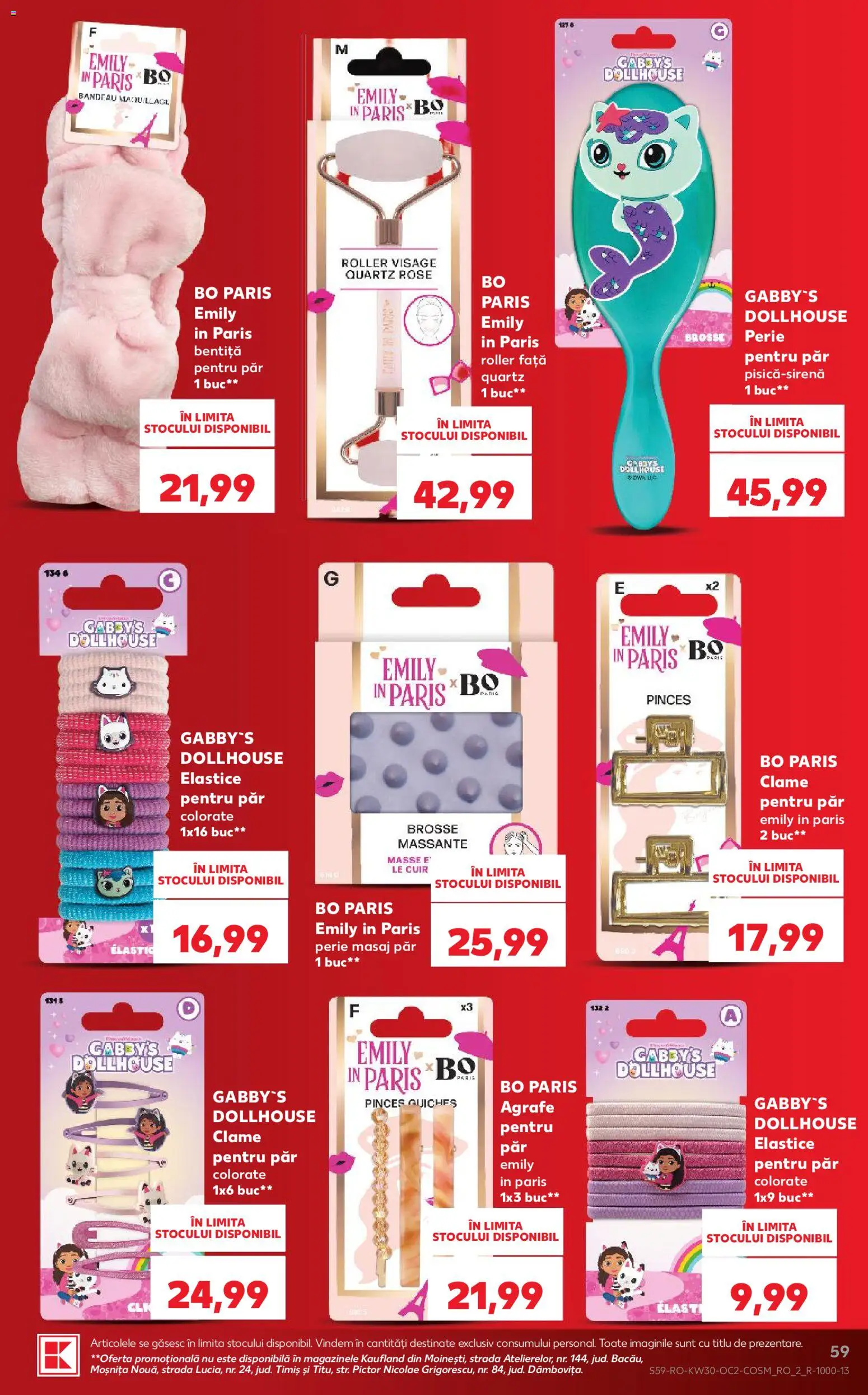 Noul catalog Kaufland – valabil de la 22.07.2026 | Pagină: 59 | Produse: Agrafe, Perie