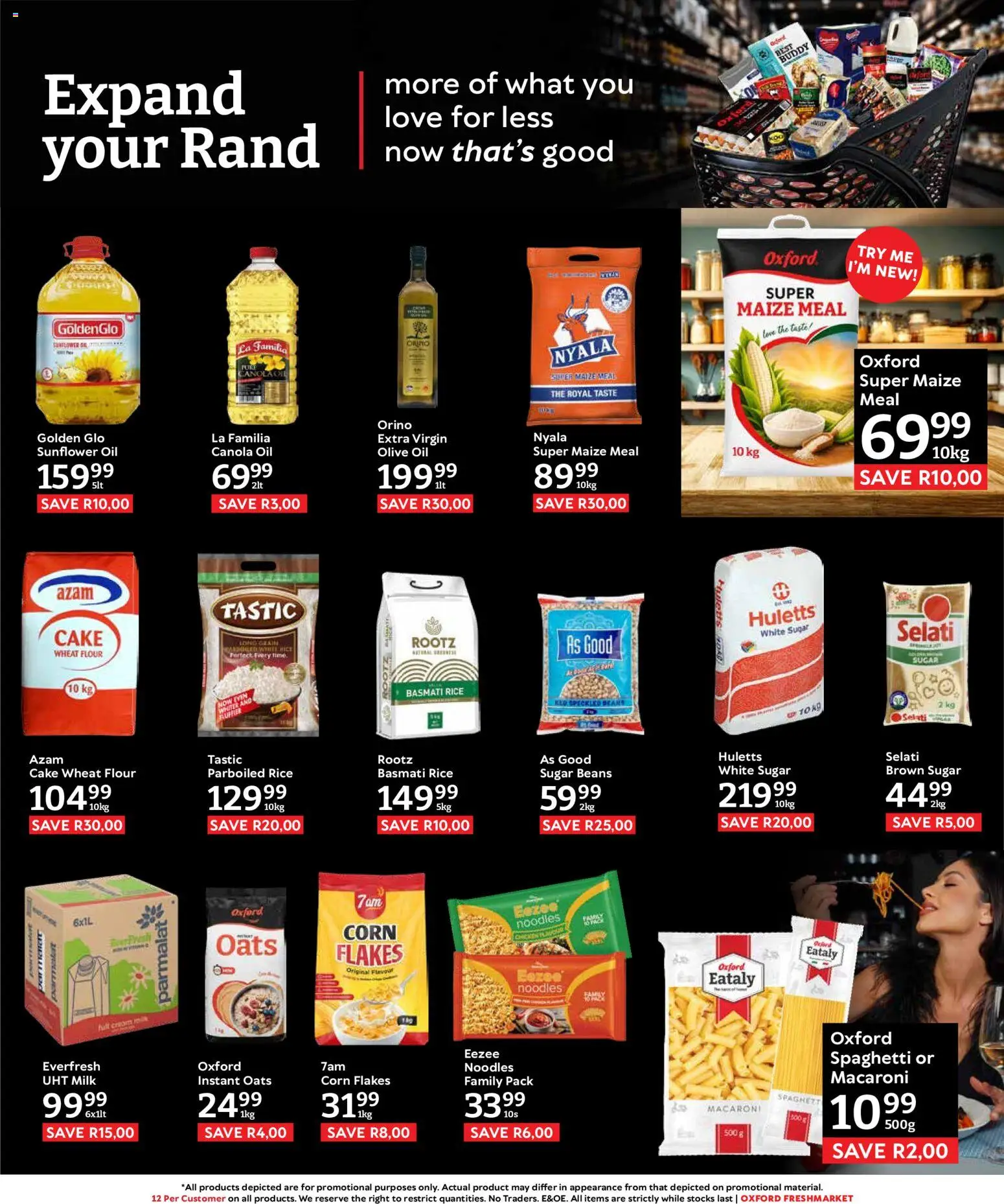 New Oxford Freshmarket catalogue – valid from 12/08/2026 | Page: 7 | Products: Cake, Corn, Beans, Maize meal