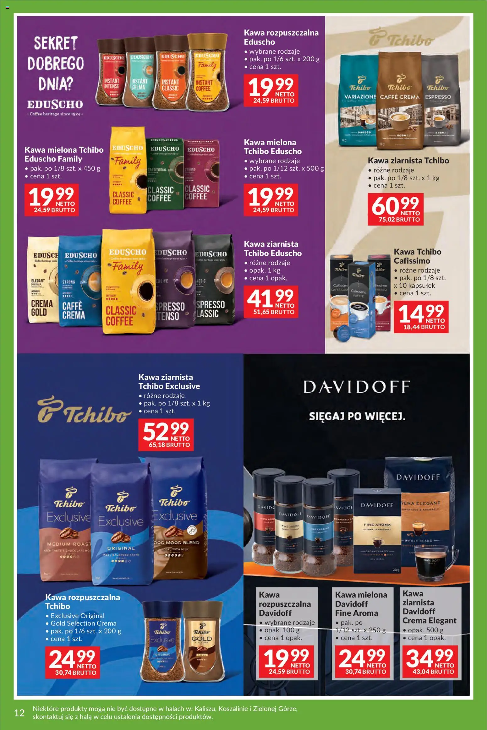 Makro gazetka - Uroczystości od 12.05.2026 | Strona: 12 | Produkty: Kawa rozpuszczalna, Tchibo exclusive, Tchibo, Kawa