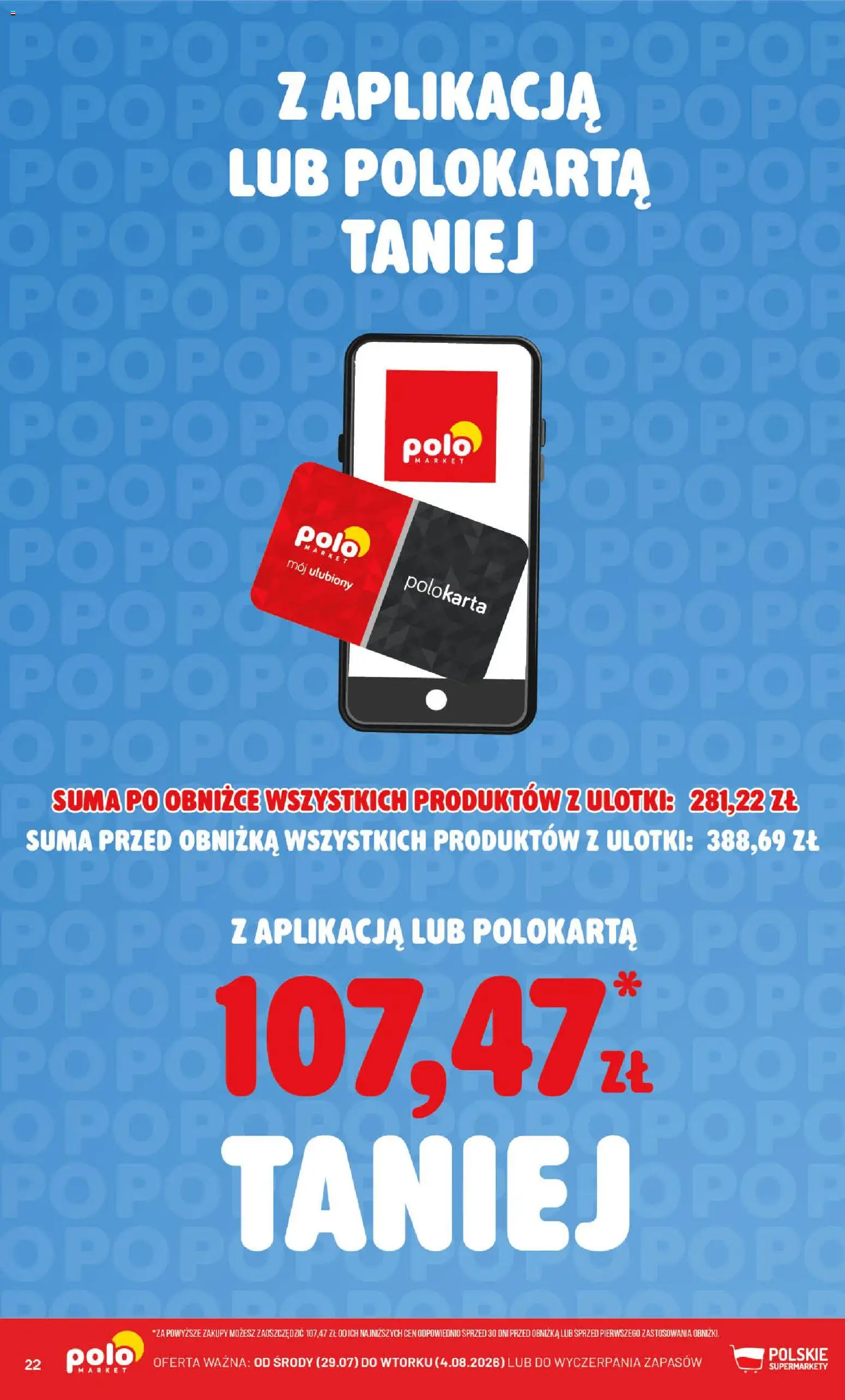 POLOmarket gazetka - Kupuj taniej od 29.07.2026 | Strona: 22