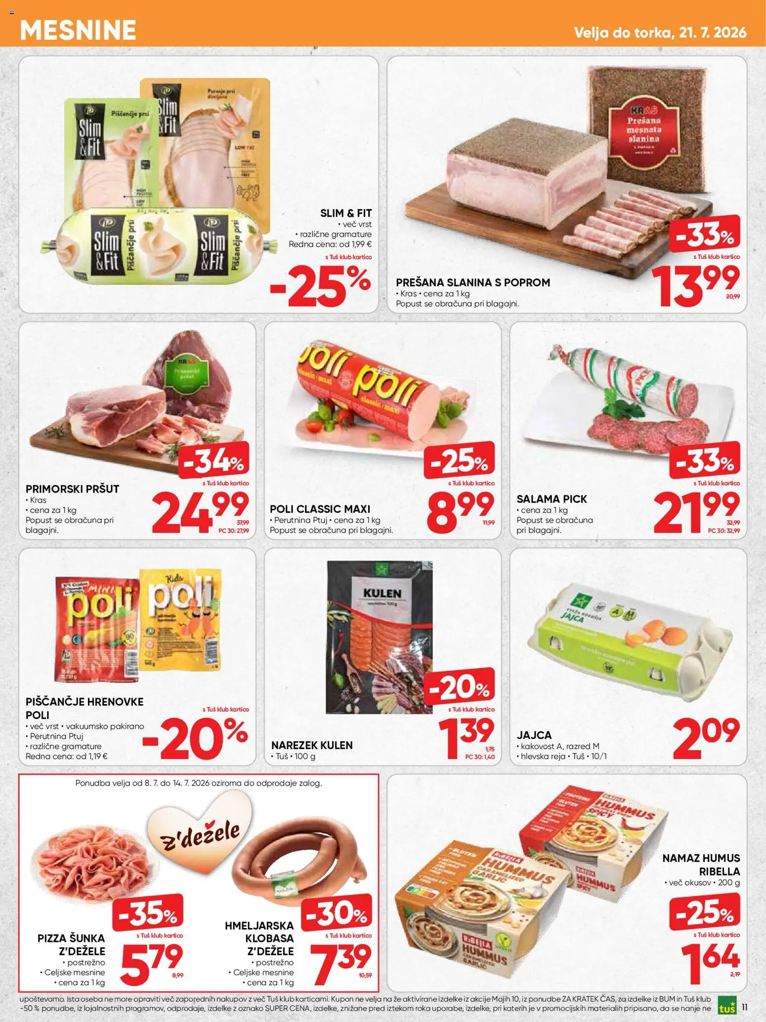 Novi Tuš katalog ponudbe – veljaven od 08.07.2026 | Stran: 11