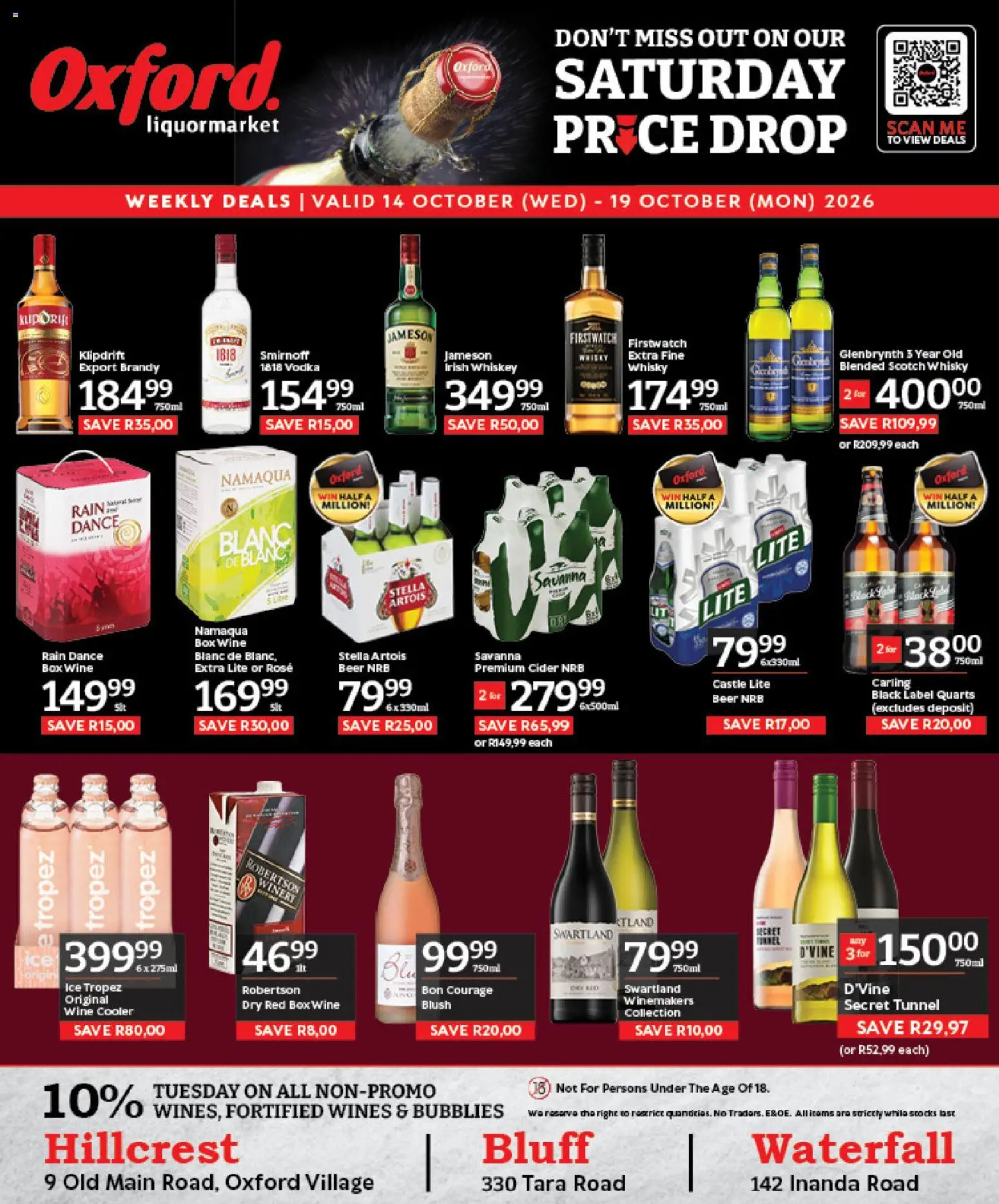 New Oxford Freshmarket catalogue – valid from 14/10/2026 | Page: 1 | Products: Box, Wine, Beer, Vodka