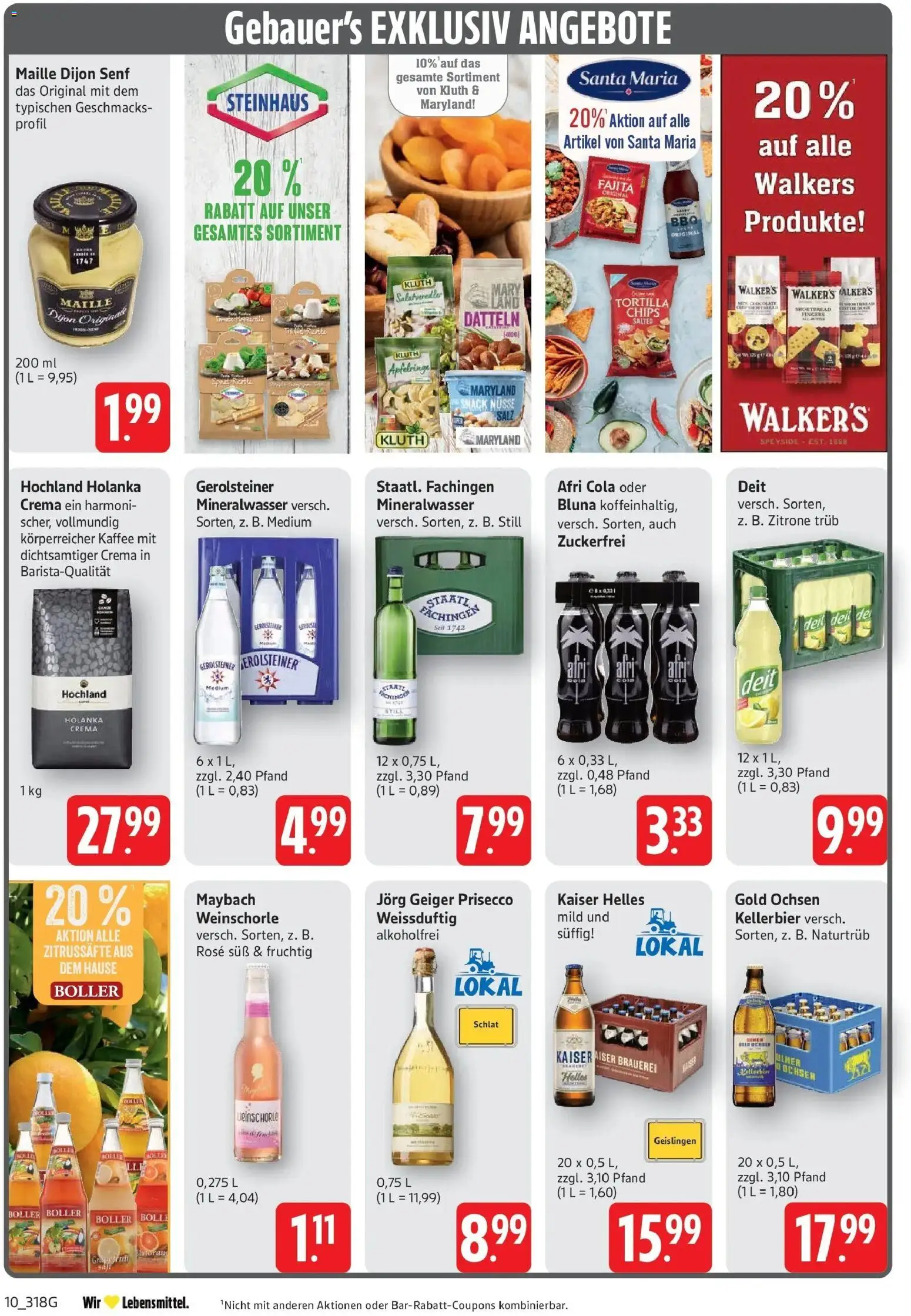 E center Prospekt Göppingen – gültig ab 17.05.2026 | Seite: 16 | Produkte: Kaffee, Zitrone, Chips, Nüsse