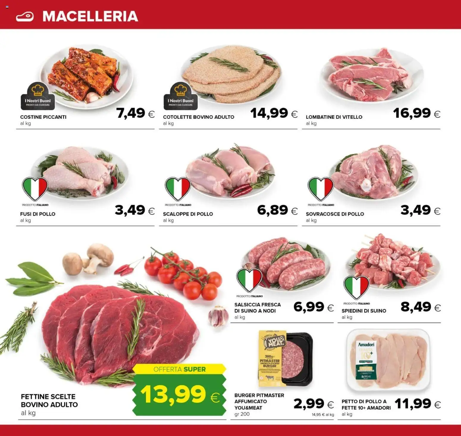 Volantino Oasi del 03/09/2026 | Pagina: 8 | Prodotti: Petto di Pollo, Pollo, Suino, Vitello