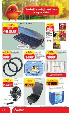 Auchan Nyári extra ajánlataink - amely érvényes a következő dátumtól: 11.06.2026 | Oldal: 24