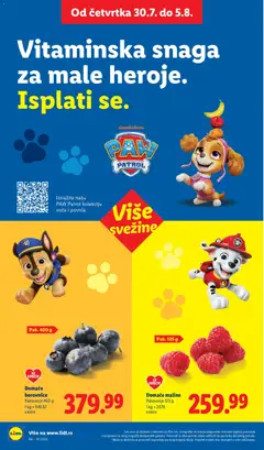 Lidl katalog - pregled Lidl kataloga - važi od 30.07.2026 | Strana: 18 | Proizvode: Pakovanje