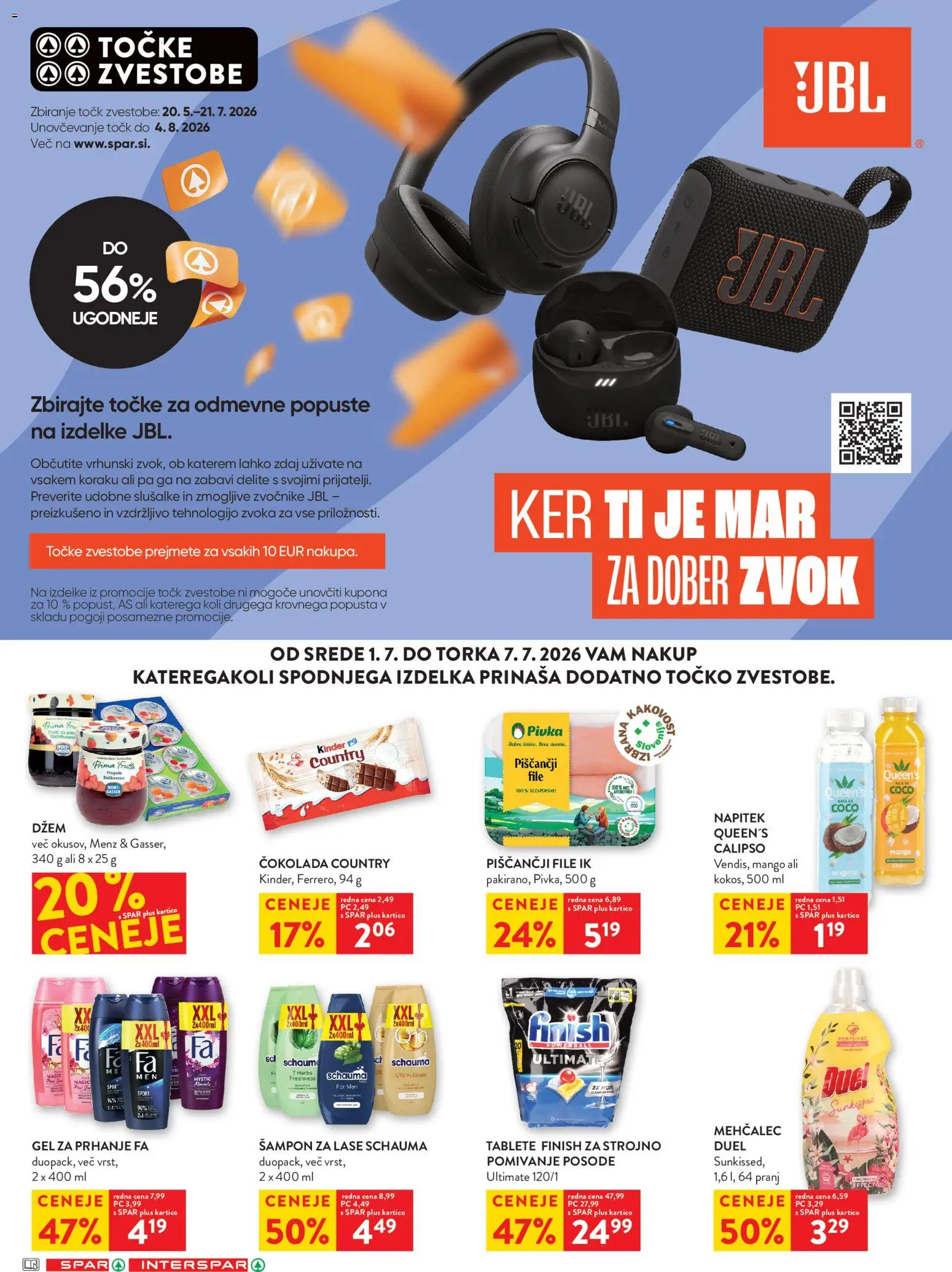 Novi Spar katalog ponudbe – veljaven od 01.07.2026 | Stran: 15