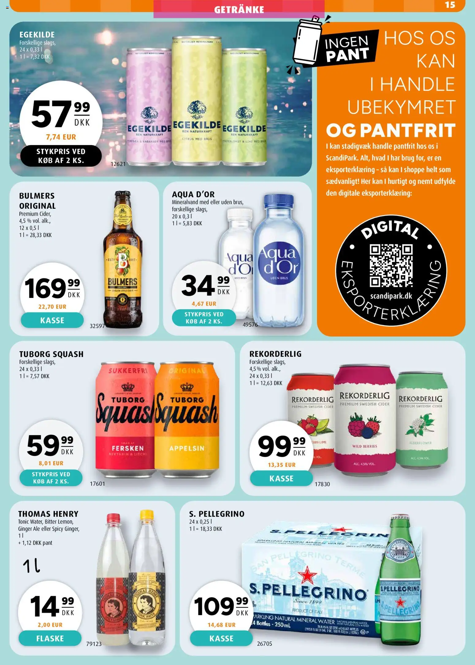 Scandinavian Park tilbudsavis – gyldig fra 22/10/2026 | Side: 17 | Produkter: Rabarber, Squash, Cider, Lime