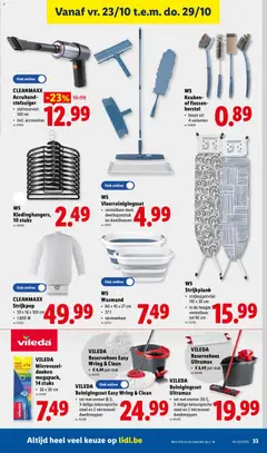 CLEANMAXX Accuhands-stofzuiger, stofreservoir: 100 ml, incl. accessoires - Voorbeeld van een folder van Lidl, geldig van 19/10/2026 | Pagina: 33