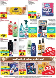 Spar akciós újság - amely érvényes a következő dátumtól: 2026.07.09. | Oldal: 16 | Termékek: Macskaeledel, Papírtörlő, Sampon