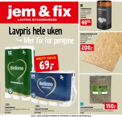 Forhåndsvisning av Jem & Fix kundeavis gyldig fra 20/09/2026