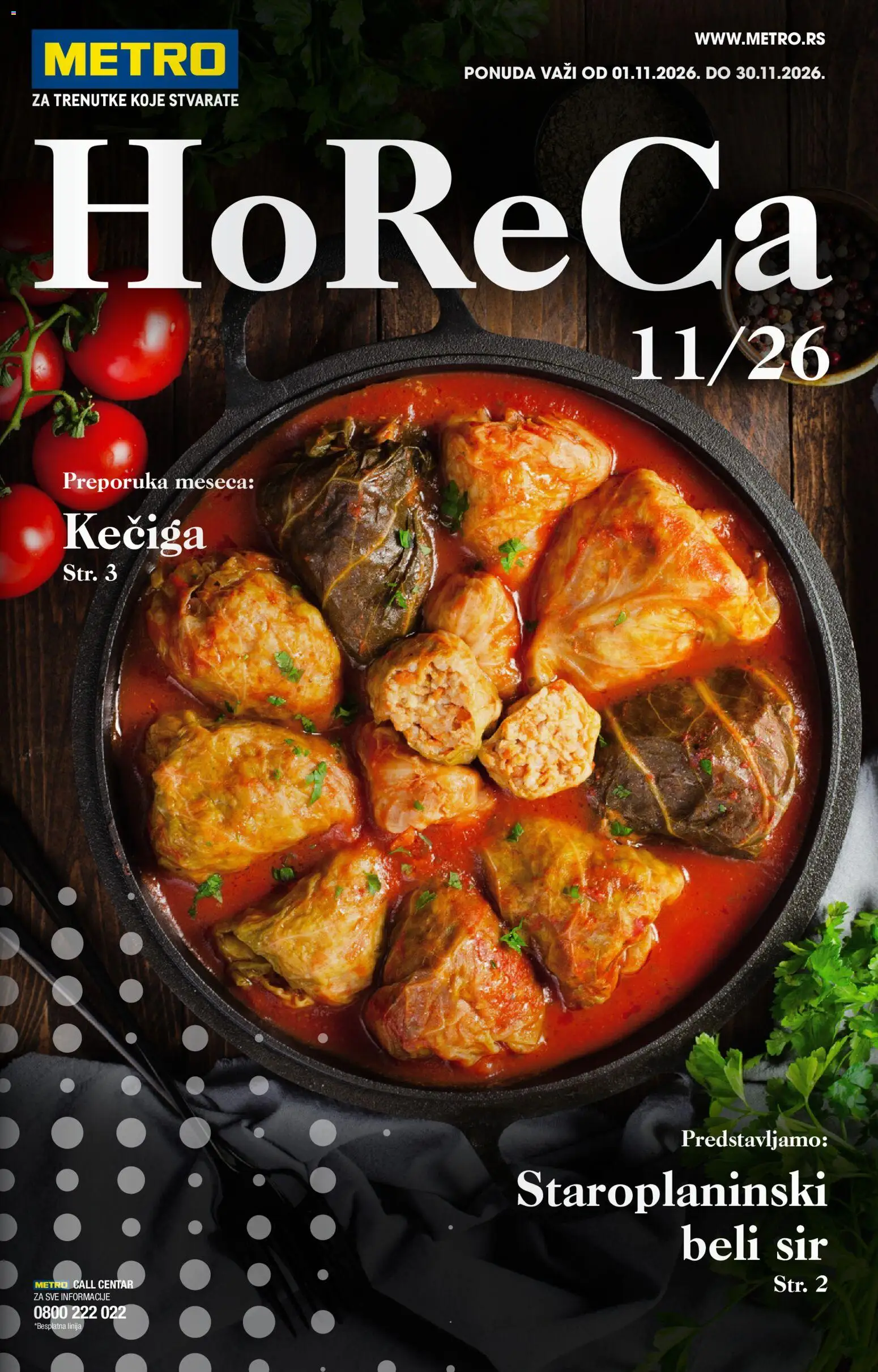 Metro katalog - važi od 01.11.2026 | Strana: 1 | Proizvode: Beli sir, Sir