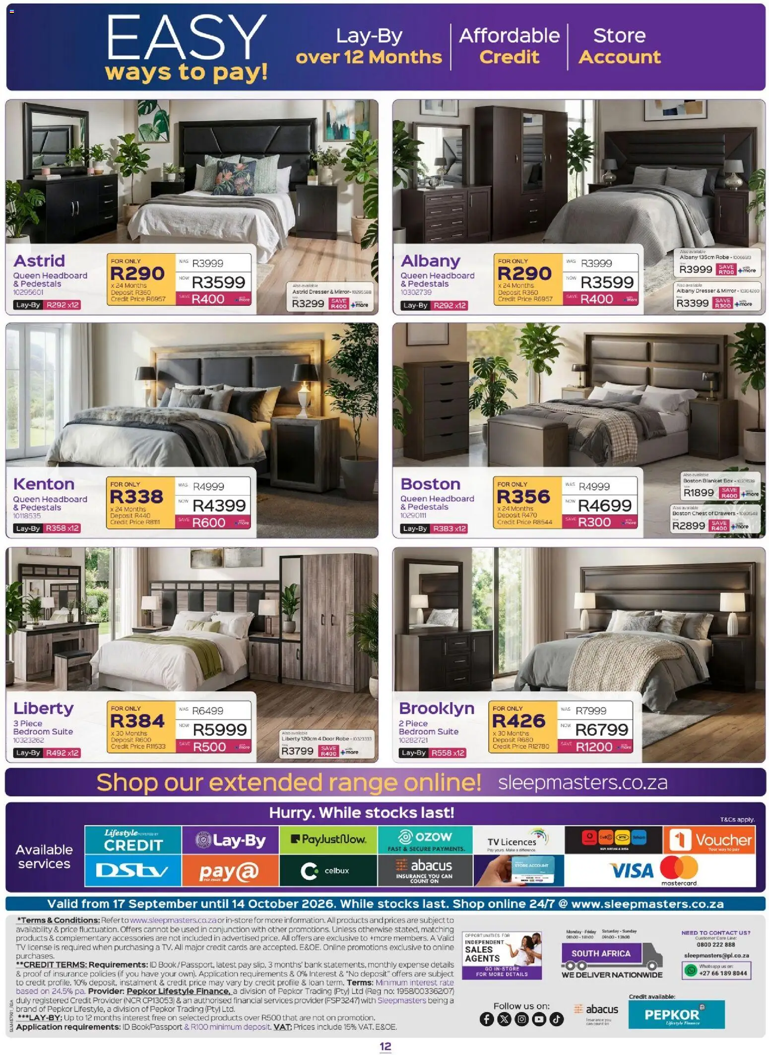 New Sleepmasters catalogue – valid from 17/09/2026 | Page: 12