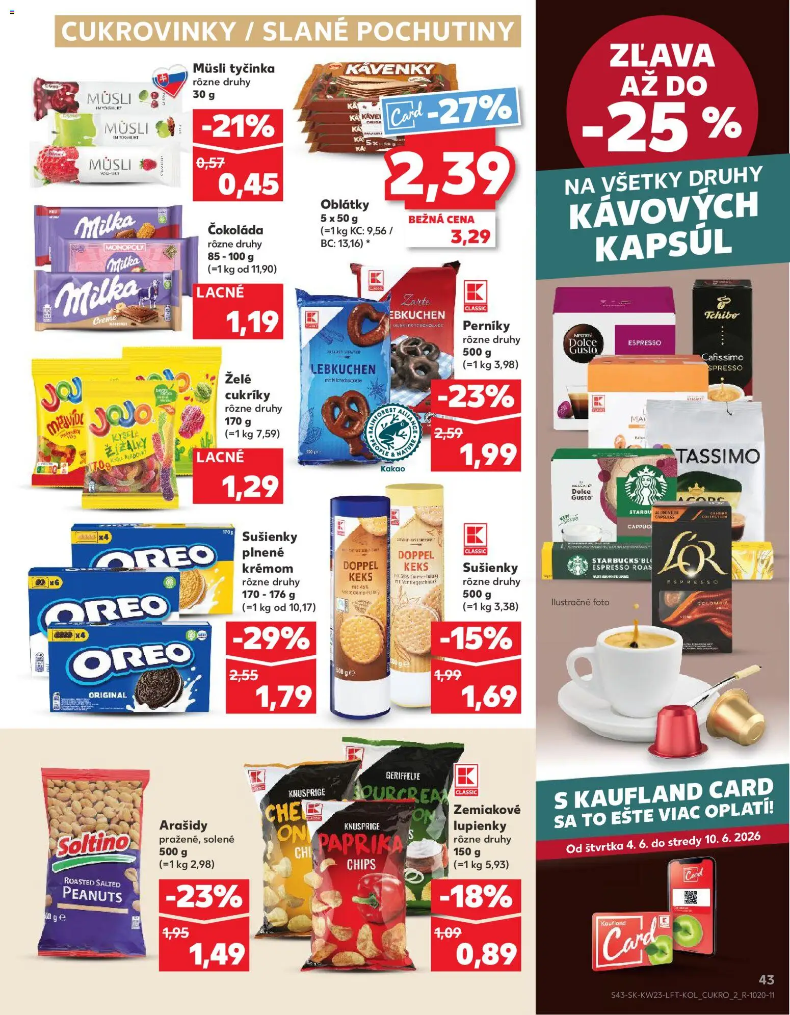 Kaufland SK akciós ujság - amely érvényes a következő dátumtól: 04.06.2026 | Oldal: 43