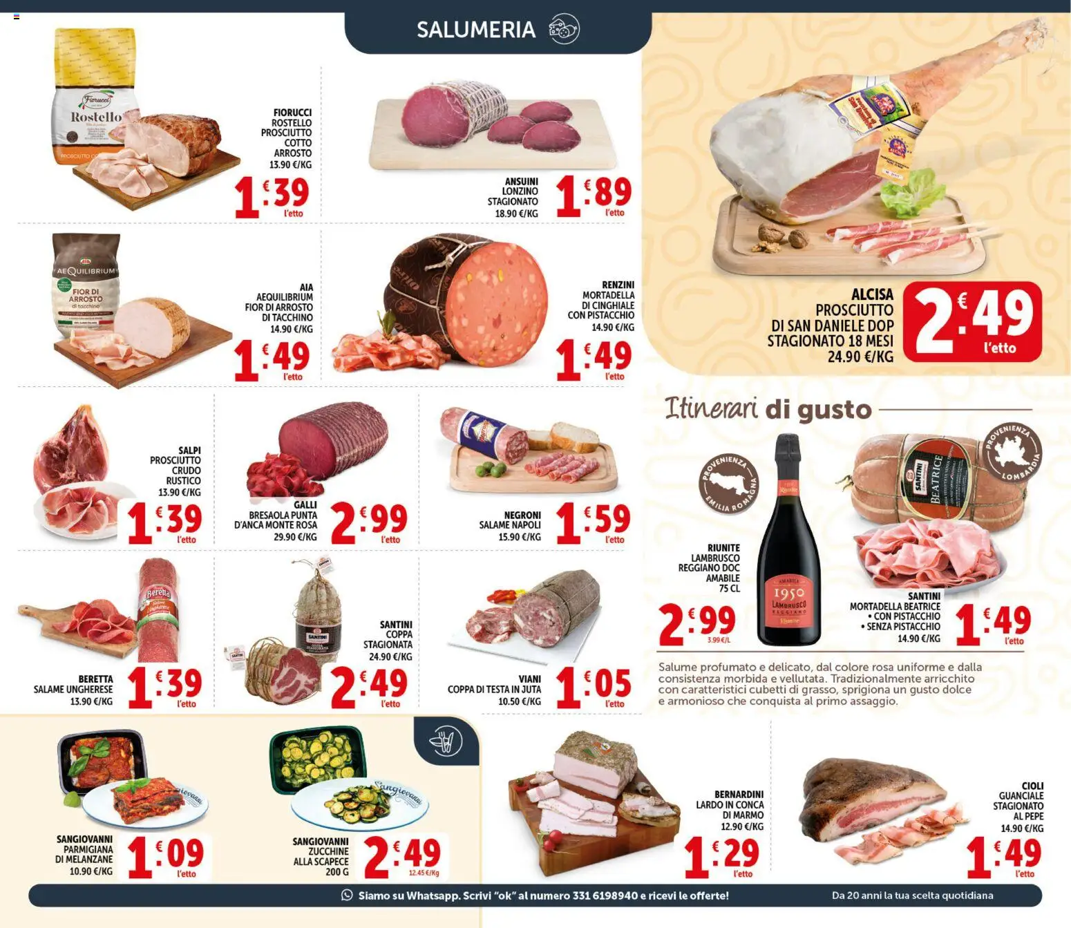 Volantino Decò del 20.05.2026 | Pagina: 3 | Prodotti: Prosciutto Cotto, Pepe, Melanzane, Guanciale