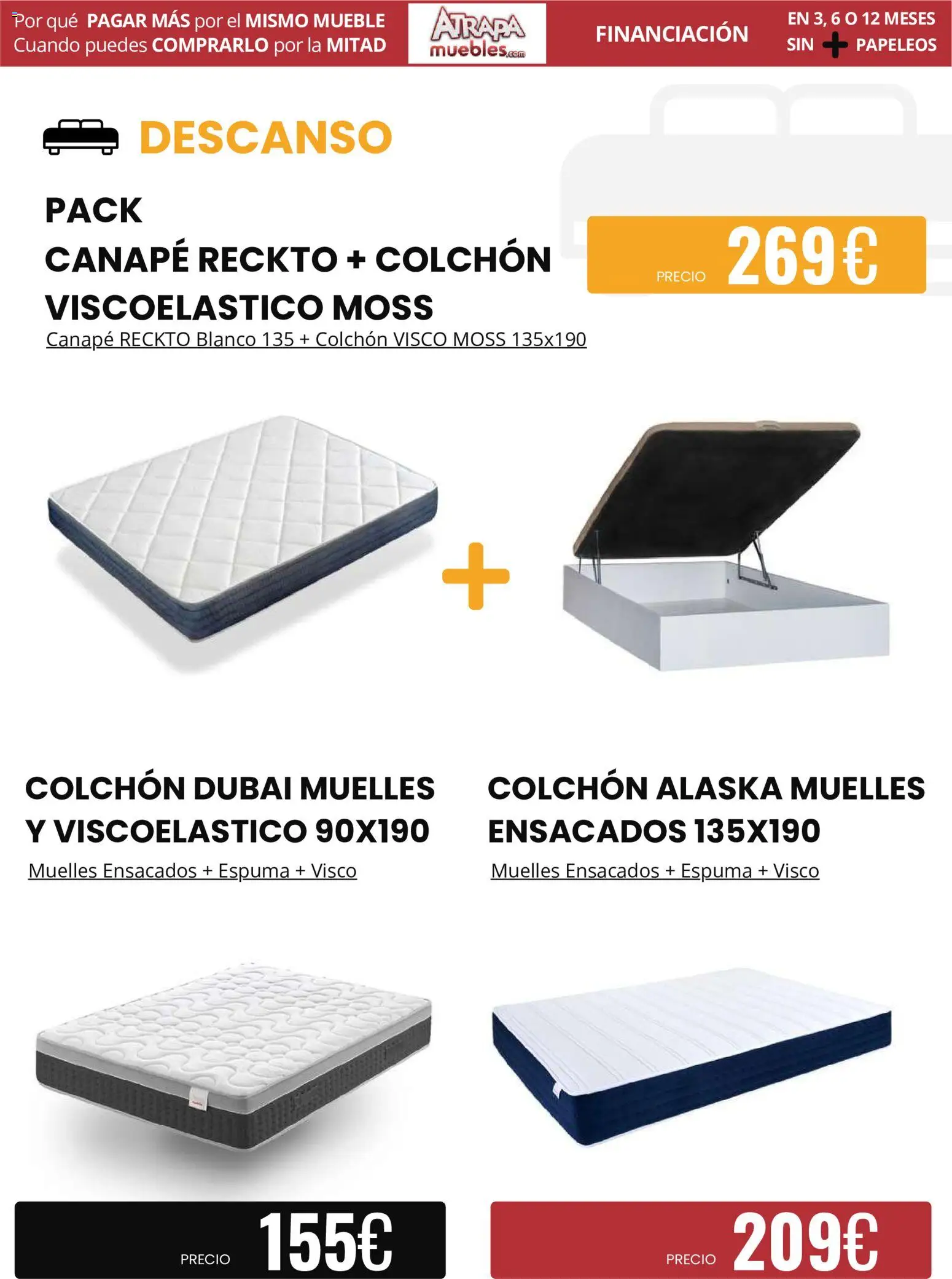 Atrapa Muebles folleto │ válido desde el 01/07/2026 | Página: 8 | Productos: Colchon