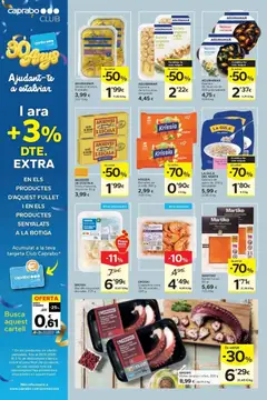Vista previa Caprabo - 2a unitat -70% válido desde el 17/09/2026 | Página: 8 | Productos: Tomate, Jugo, Salmón, Langostino