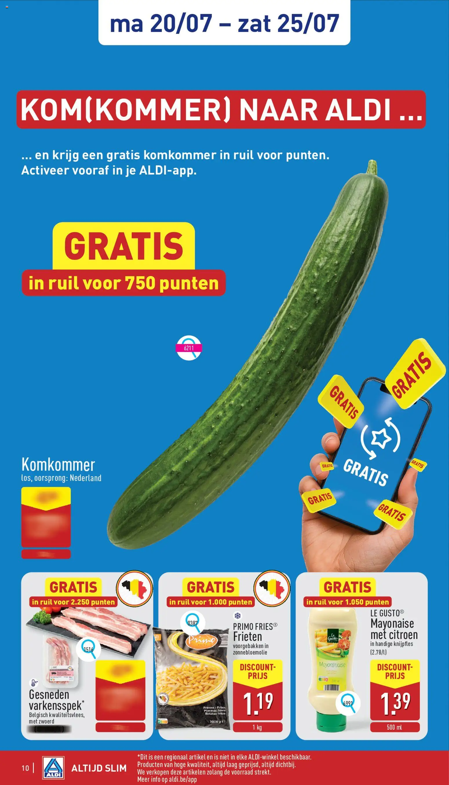 {H1} | Pagina: 10 | Producten: Bacon, Keksajt, Citroen, Komkommer