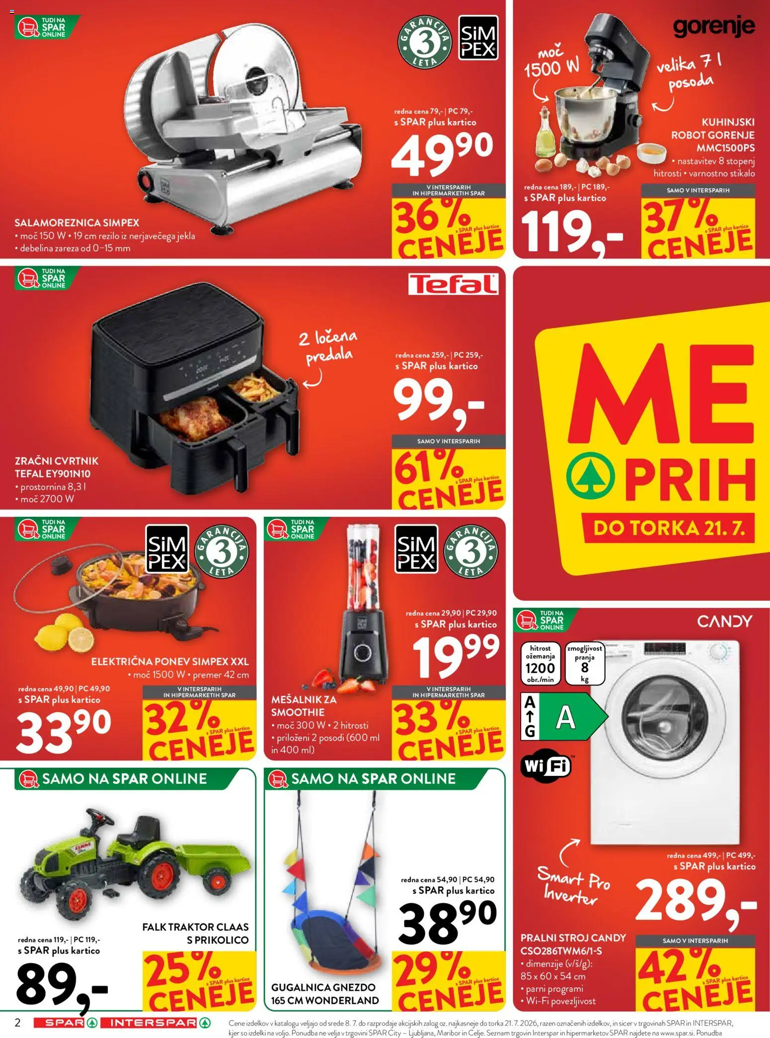 Novi Spar katalog ponudbe – veljaven od 08.07.2026 | Stran: 2