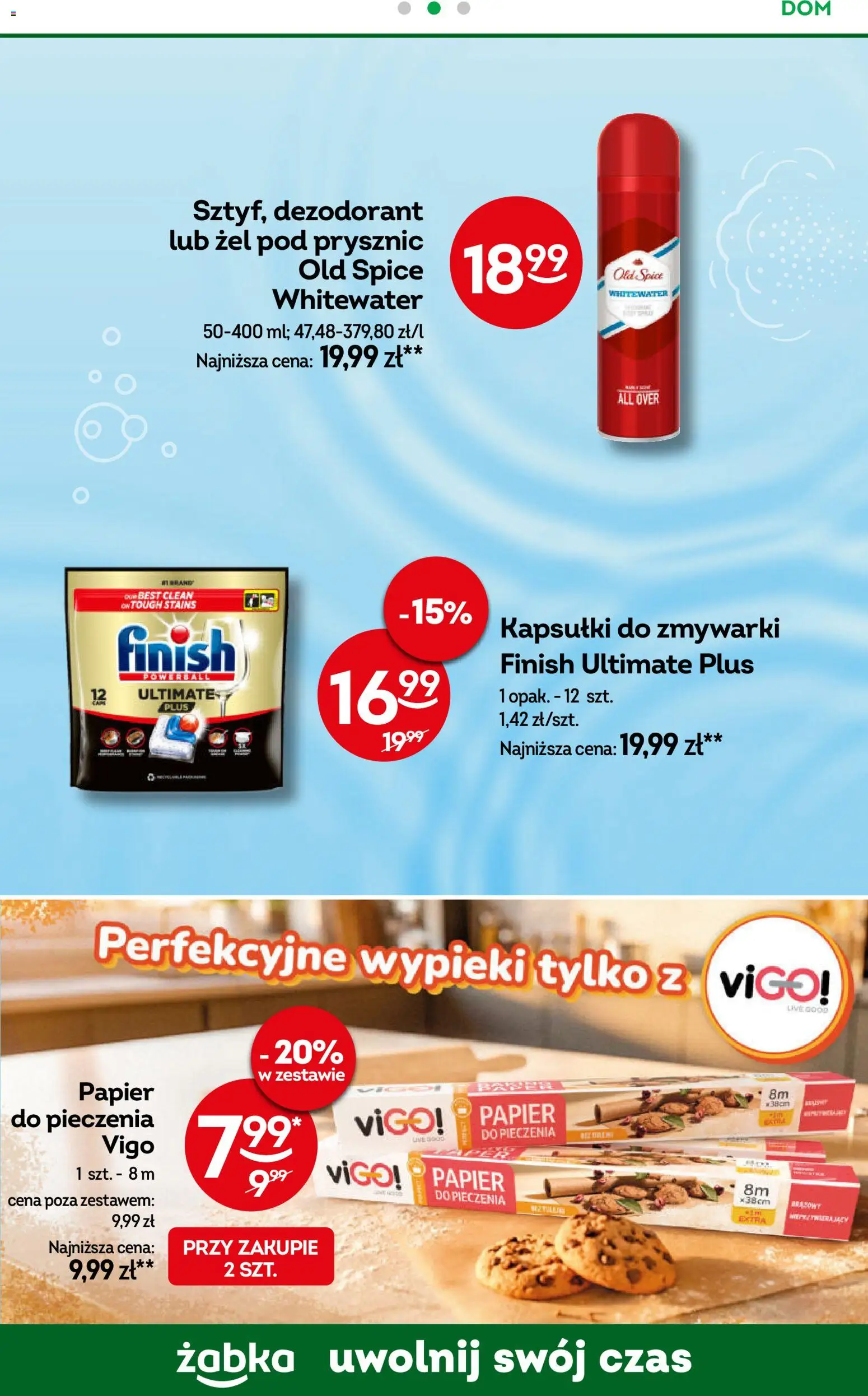 Żabka gazetka od 07.10.2026 | Strona: 77 | Produkty: Kapsułki, Dezodorant, Finish, Kapsułki do zmywarki