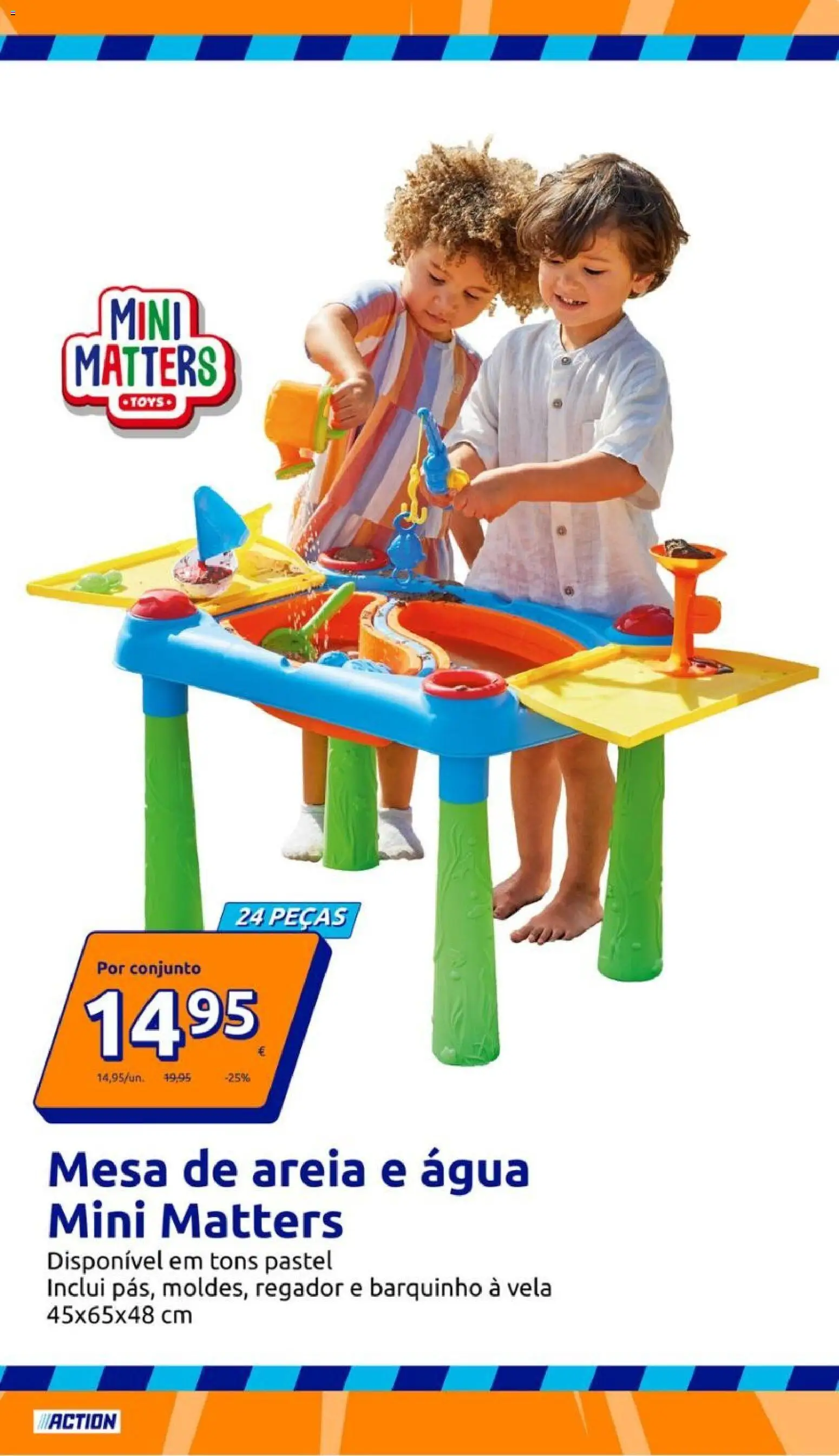 Action folheto │ válido de 06.05.2026 | Página: 9 | Produtos: Agua, Areia, Mesa