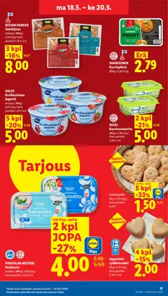 Lidl-mainoslehti voimassa 13.05.2026 alkaen | Sivu: 25 | Tuotteet: Juusto, Jogurtti, Kreikkalainen jogurtti, Raejuusto