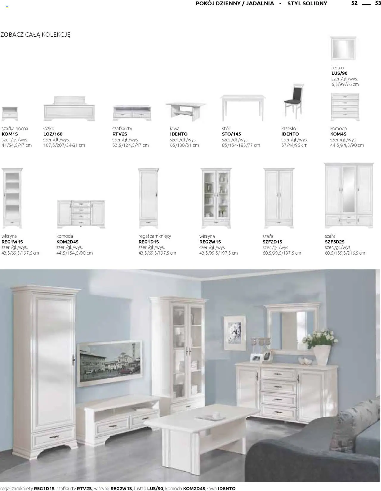 Black Red White Gazetka - Katalog rodzinnych wnętrz od 24.05.2024 | Strona: 53 | Produkty: Komoda, Stół, Krzesło, Regał