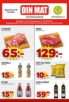 Din Mat erbjudanden - Förhandsvisning av reklamblad från butik Din Mat aktuell från 13/07/2026