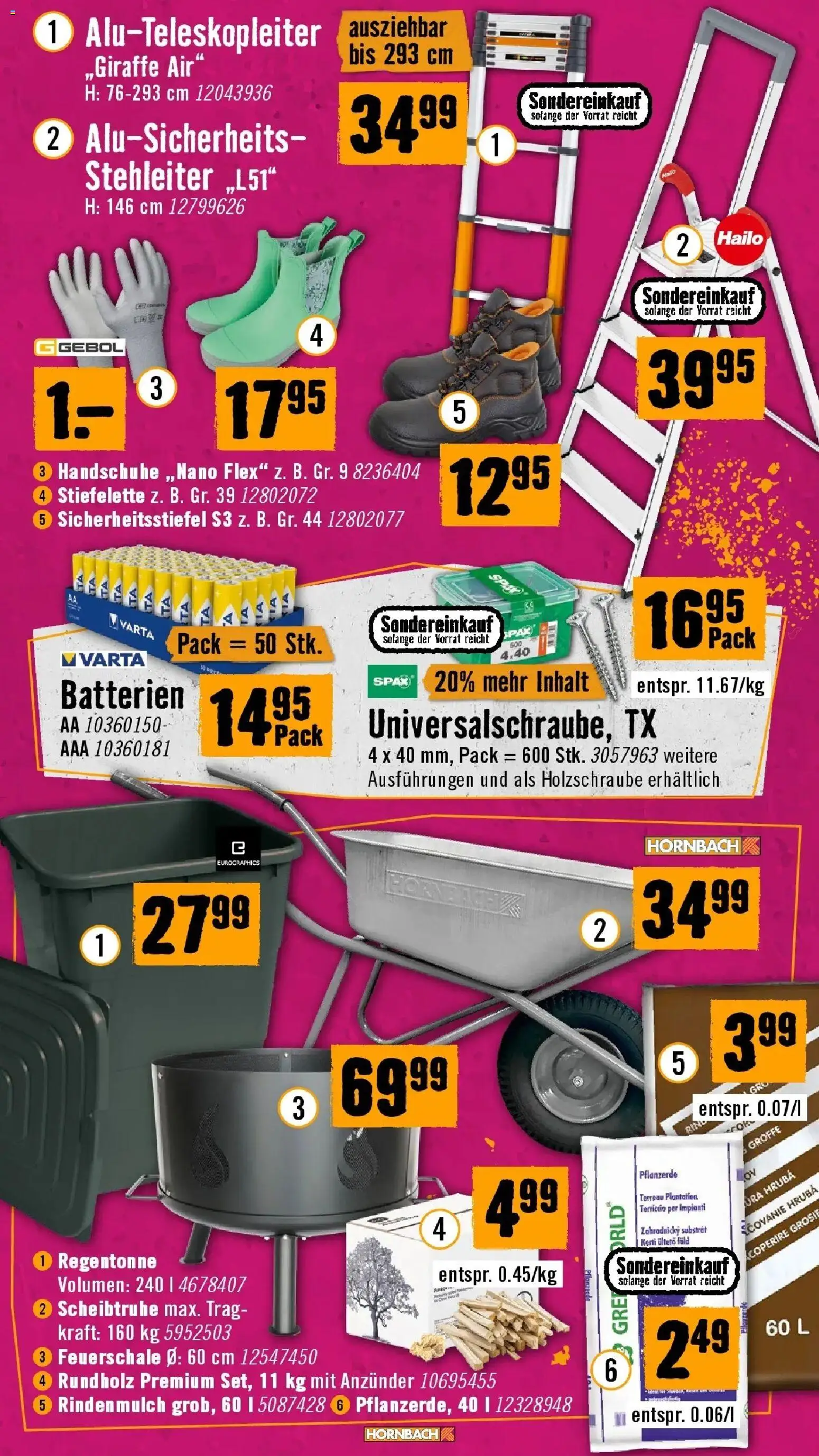 Hornbach Große Neueröffnung gültig ab 02.09.2026 | Seite: 22 | Produkte: Handschuhe