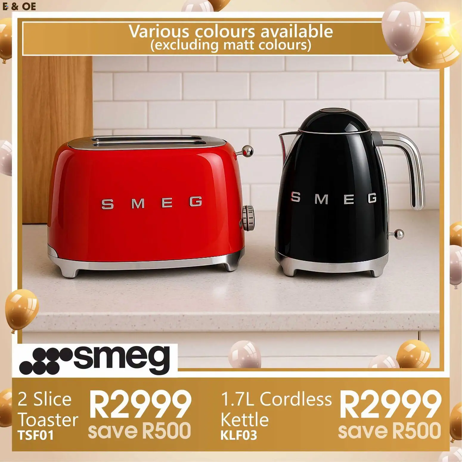 New Tafelberg Furnishers catalogue – valid from 09/09/2026 | Page: 5 | Products: Kettle, Toaster