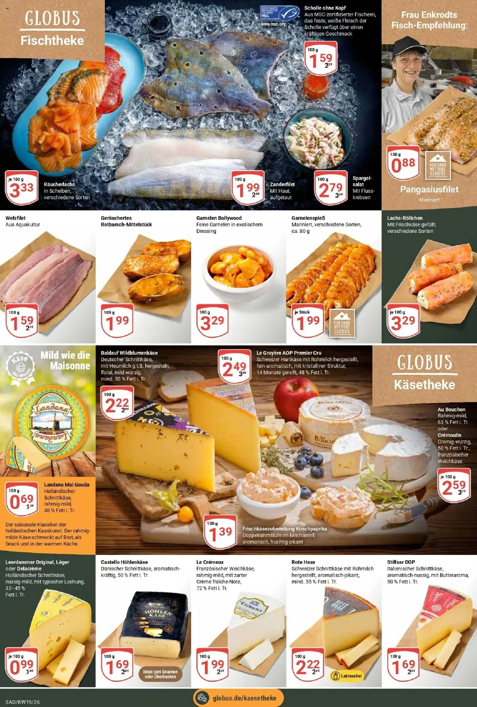 Globus Prospekt Schwandorf	 (ab 04.05.2026) » Angebote online | Seite: 9 | Produkte: Garnelen, Spargel, Creme, Salat