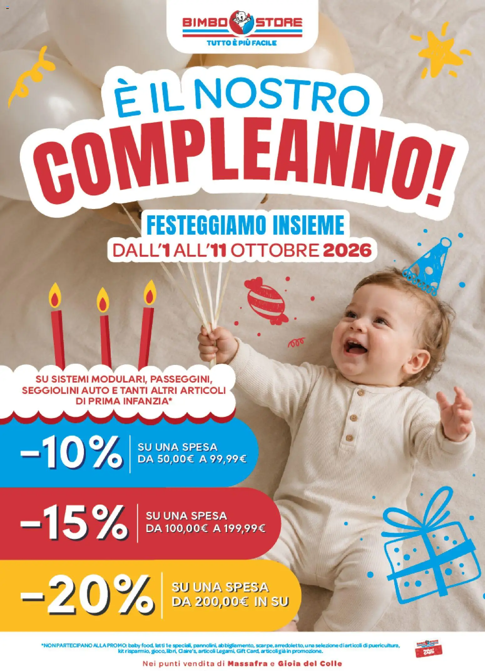 Volantino Bimbo store del 01/10/2026 | Pagina: 1