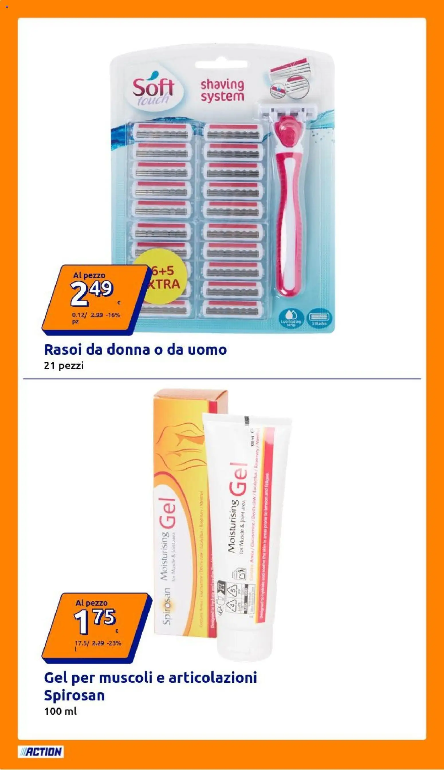 Volantino Action del 17.06.2026 | Pagina: 18 | Prodotti: The