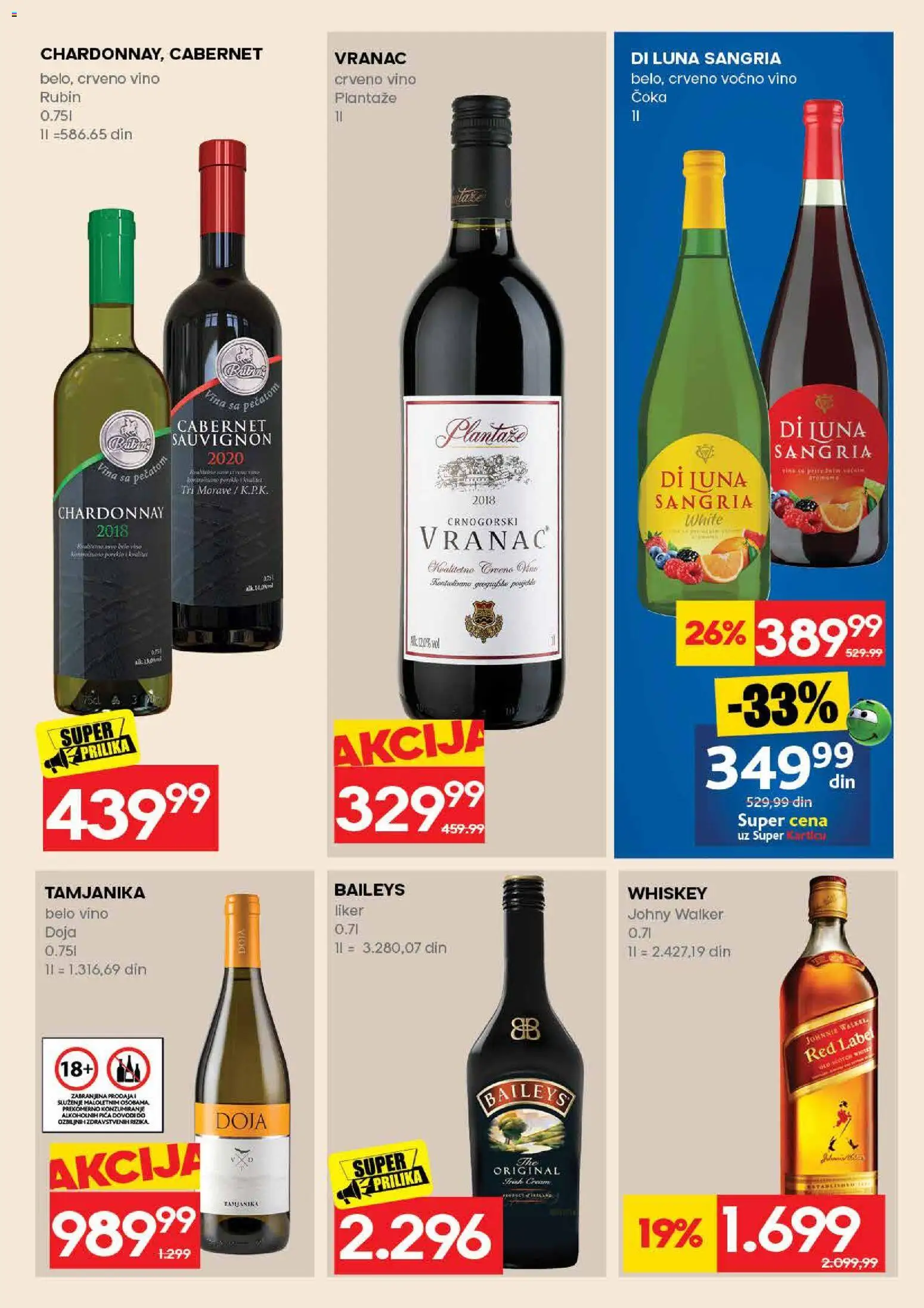 Idea katalog - važi od 28.05.2026 | Strana: 27 | Proizvode: Liker, Vranac, Baileys, Pica