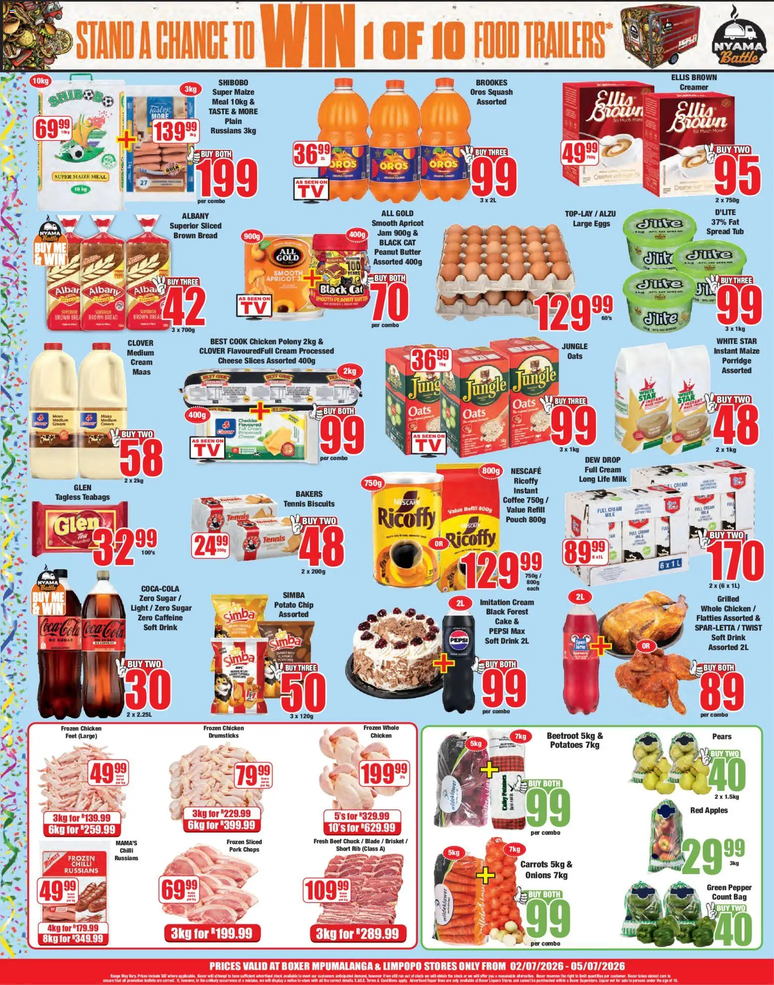 New Boxer catalogue – valid from 02/07/2026 | Page: 2 | Products: Silla apilable, Squash, Butter, Polony