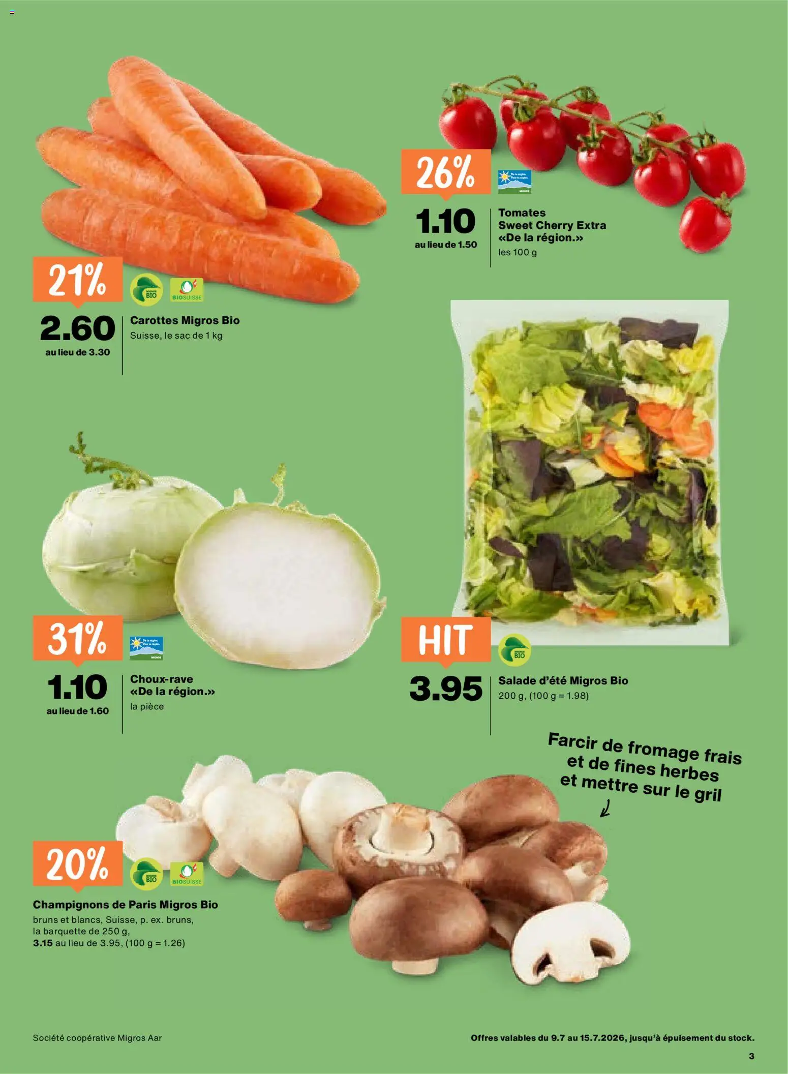Migros aktionen FR – gültig ab 09.07.2026 | Seite: 3
