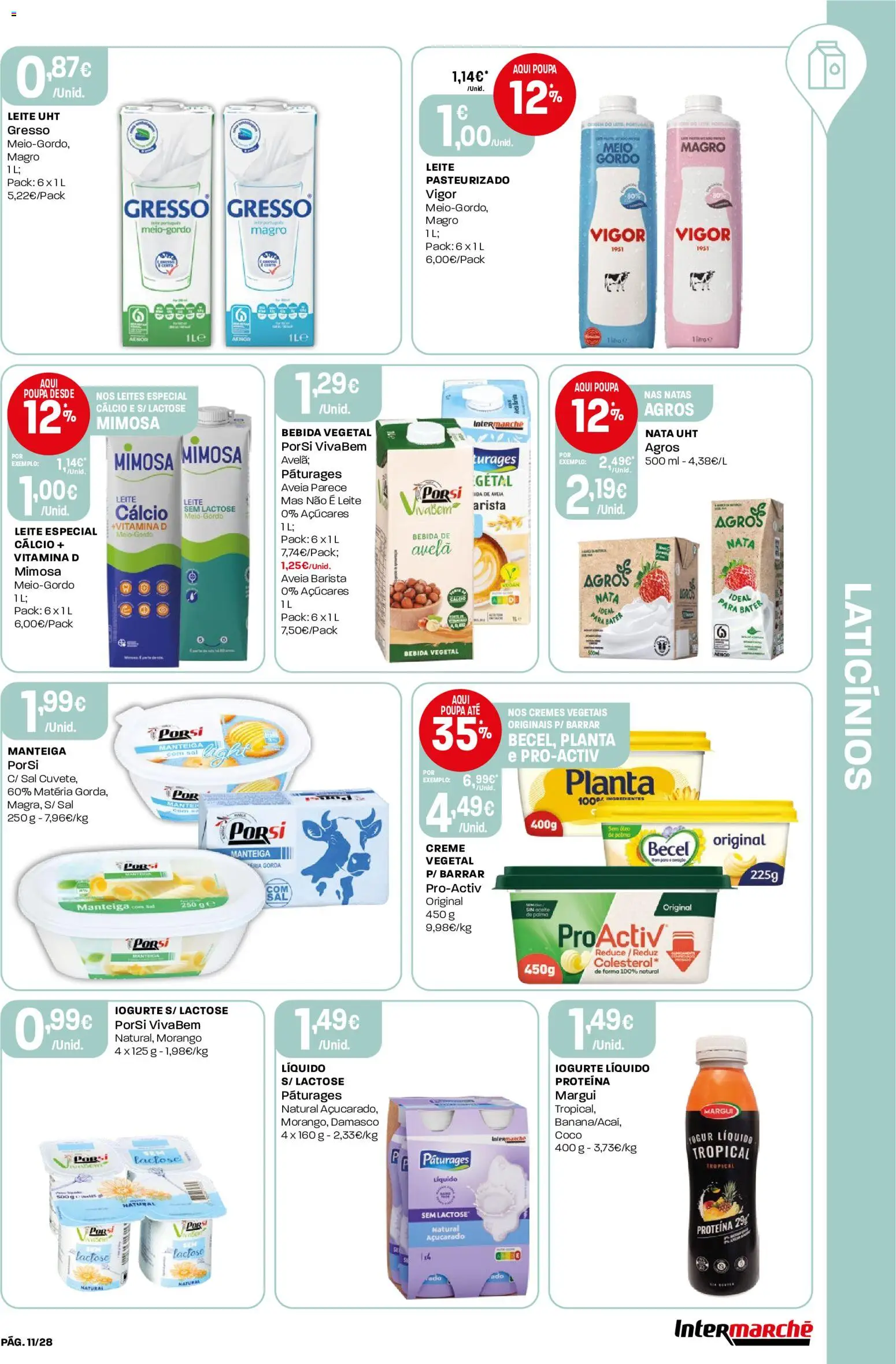 Intermarché Folheto Contact │ válido de 20/08/2026 | Página: 11 | Produtos: Cálcio, Vitamina d, Nata, Coco
