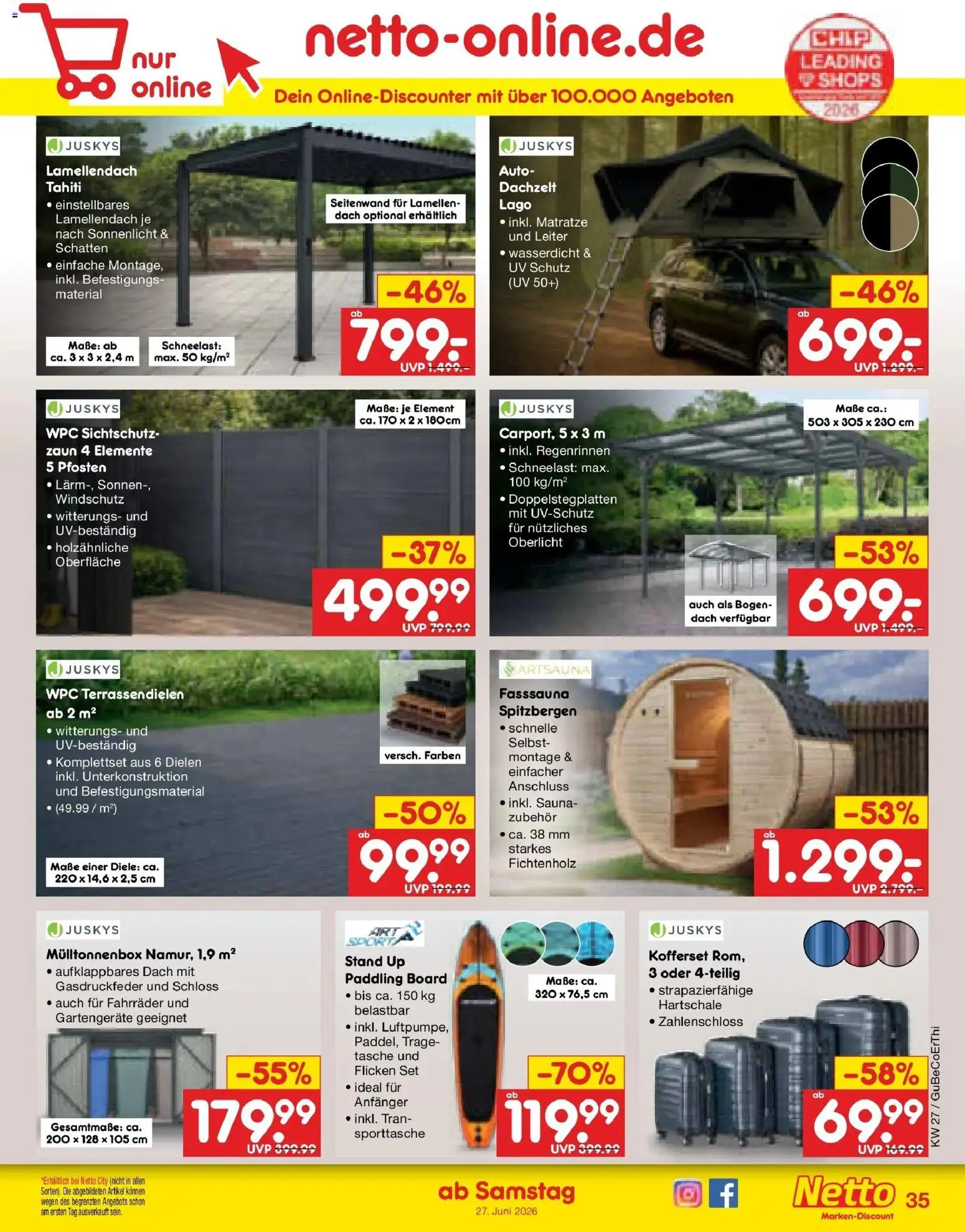 Netto Marken-Discount Prospekt Kremmen – gültig ab 29.06.2026 | Seite: 53 | Produkte: Tasche, Matratze